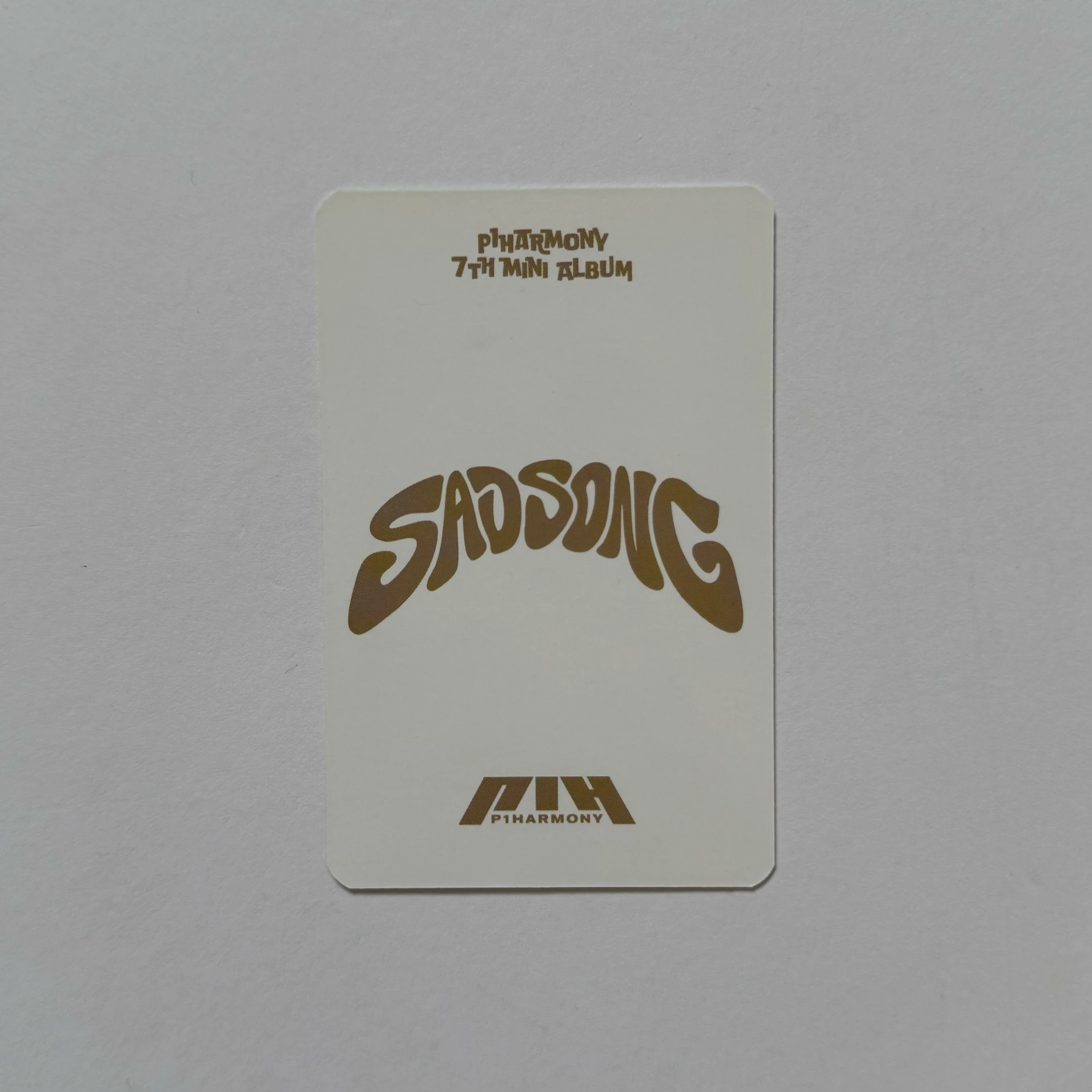P1Harmony Jiung P1Harmony - Jiung - Sad Song Album album photocard mini album listing photo 2