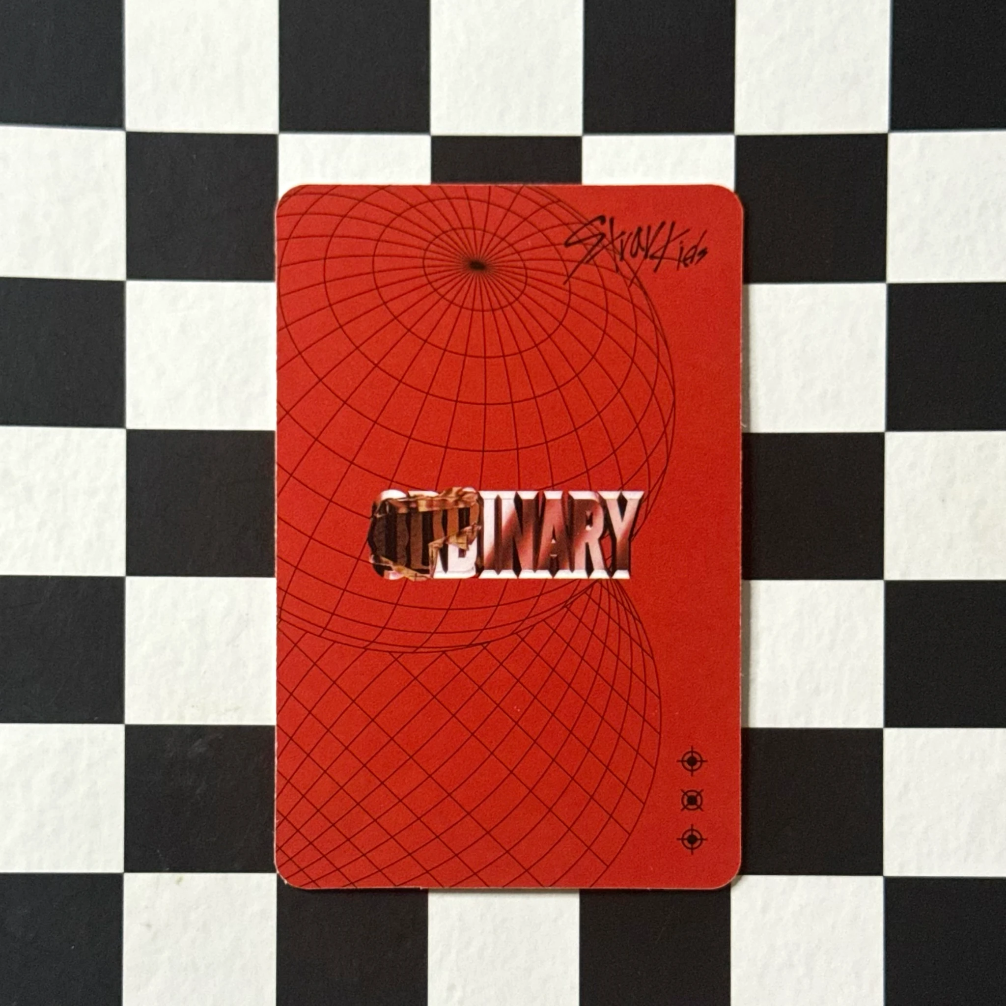 Stray Kids Bang Chan Stray Kids - Bang Chan - Oddinary Album album photocard Bang Chan listing photo 2