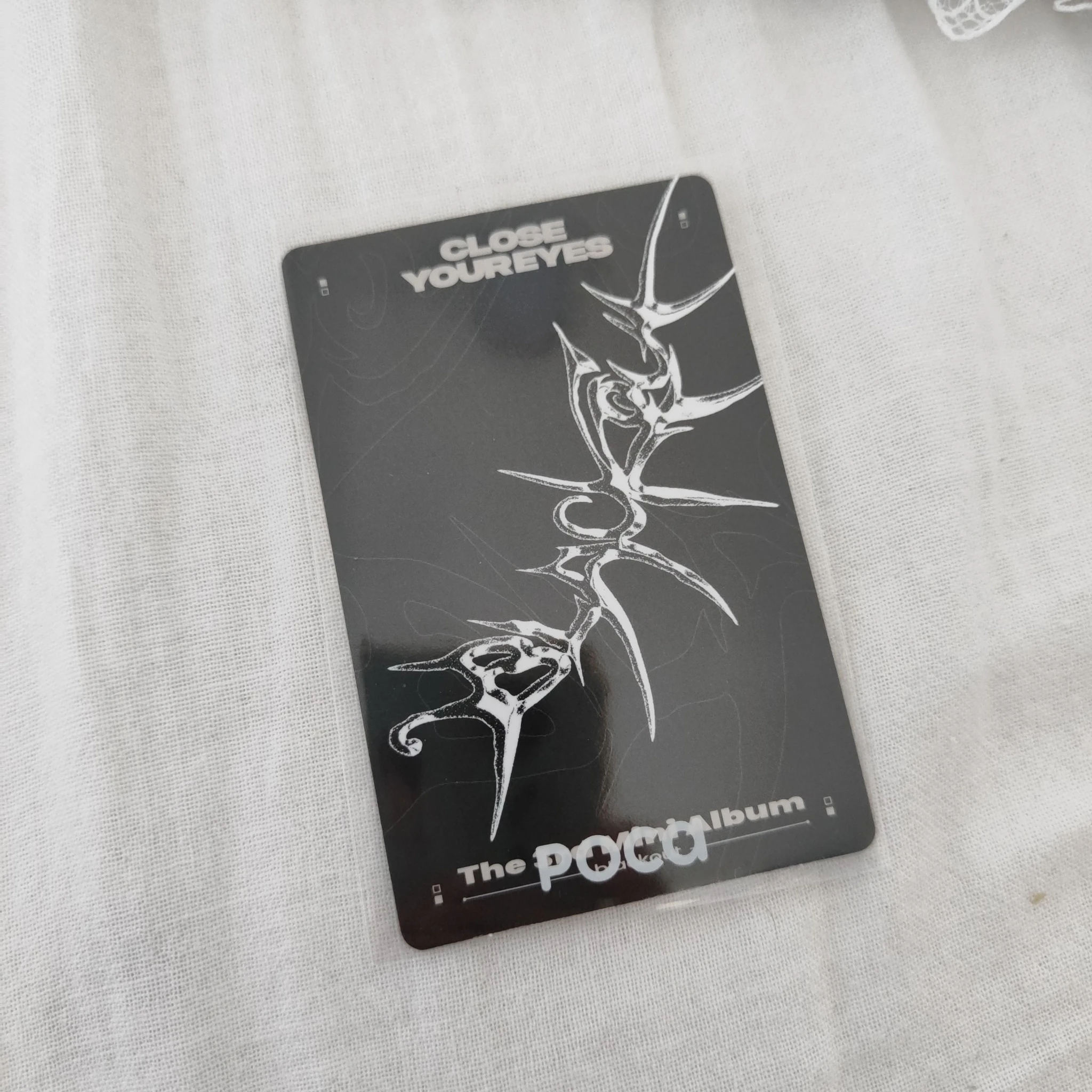 CLOSE YOUR EYES Song Seungho CLOSE YOUR EYES - Song Seungho - blackout Album album photocard listing photo 2