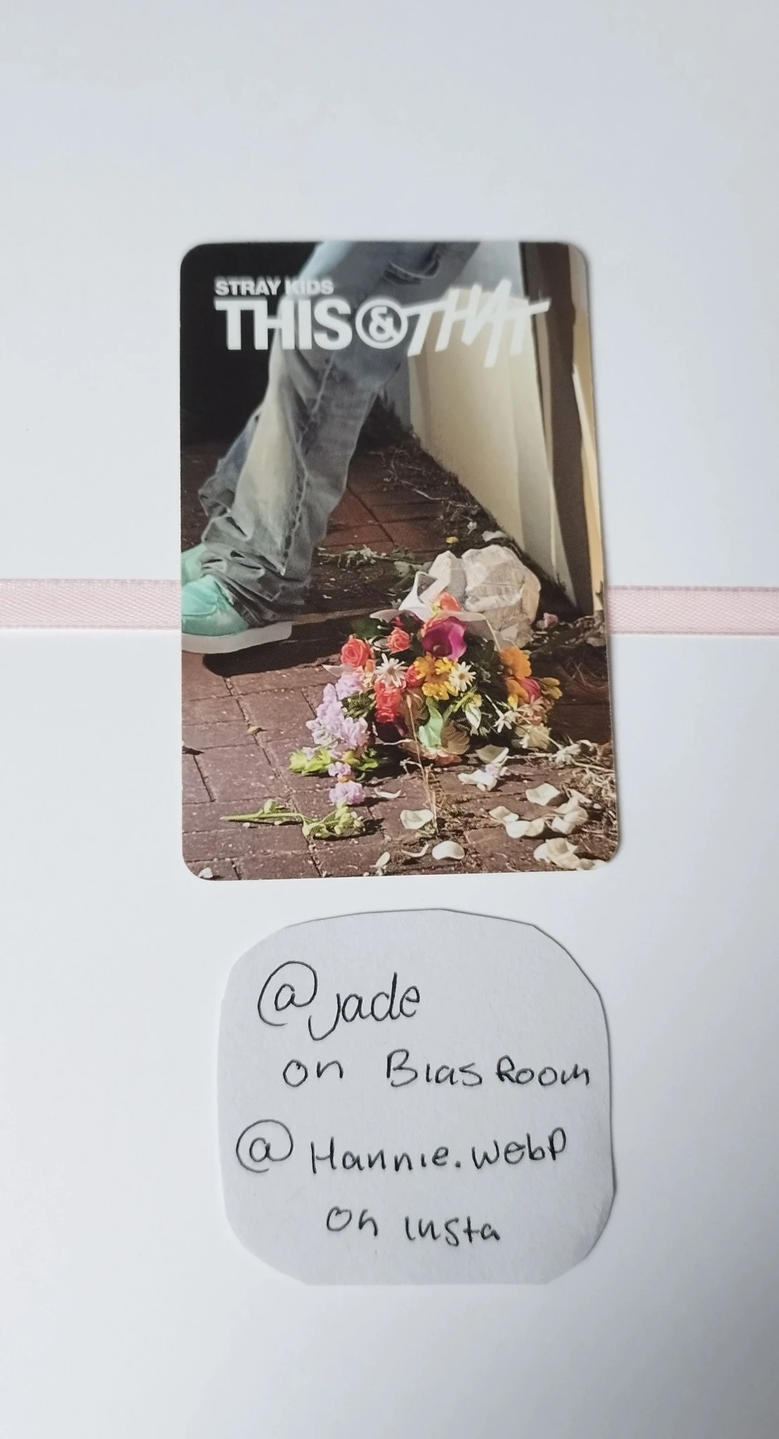 Stray Kids Hyunjin Stray Kids - Hyunjin - THIS & THAT Album album photocard first press only & version listing photo 2