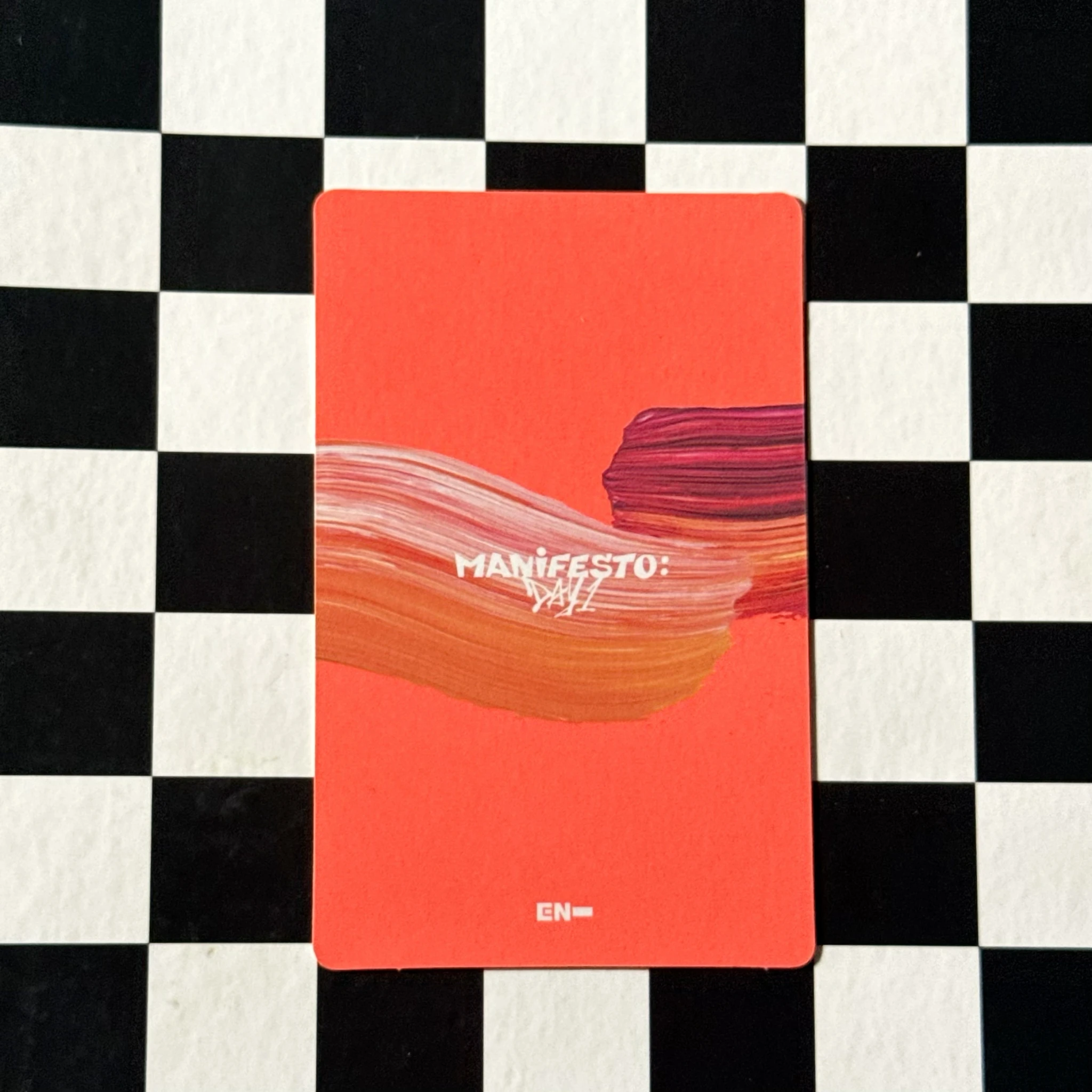 ENHYPEN Sunoo ENHYPEN - Sunoo - MANIFESTO: DAY 1 Album album photocard korean album engene version D version listing photo 2