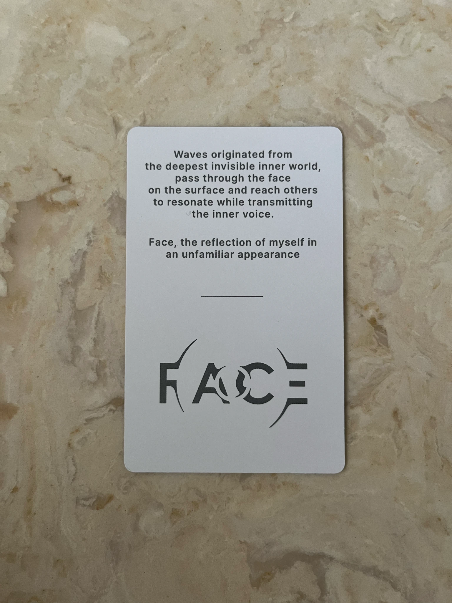 BTS Jimin BTS - Jimin - Face Album album photocard invisible face ver. listing photo 2