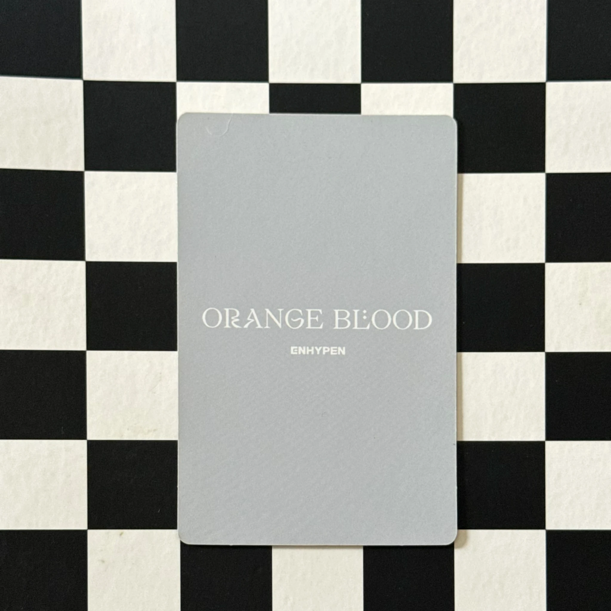 ENHYPEN Sunoo ENHYPEN - Sunoo - ORANGE BLOOD Album kalpa version album photocard B version listing photo 2