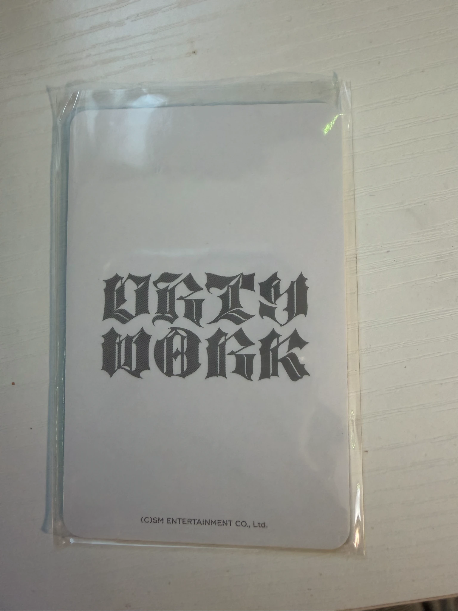 aespa Winter aespa - Winter - Dirty Work MD Events (All) Event merch photocard ball cap listing photo 2