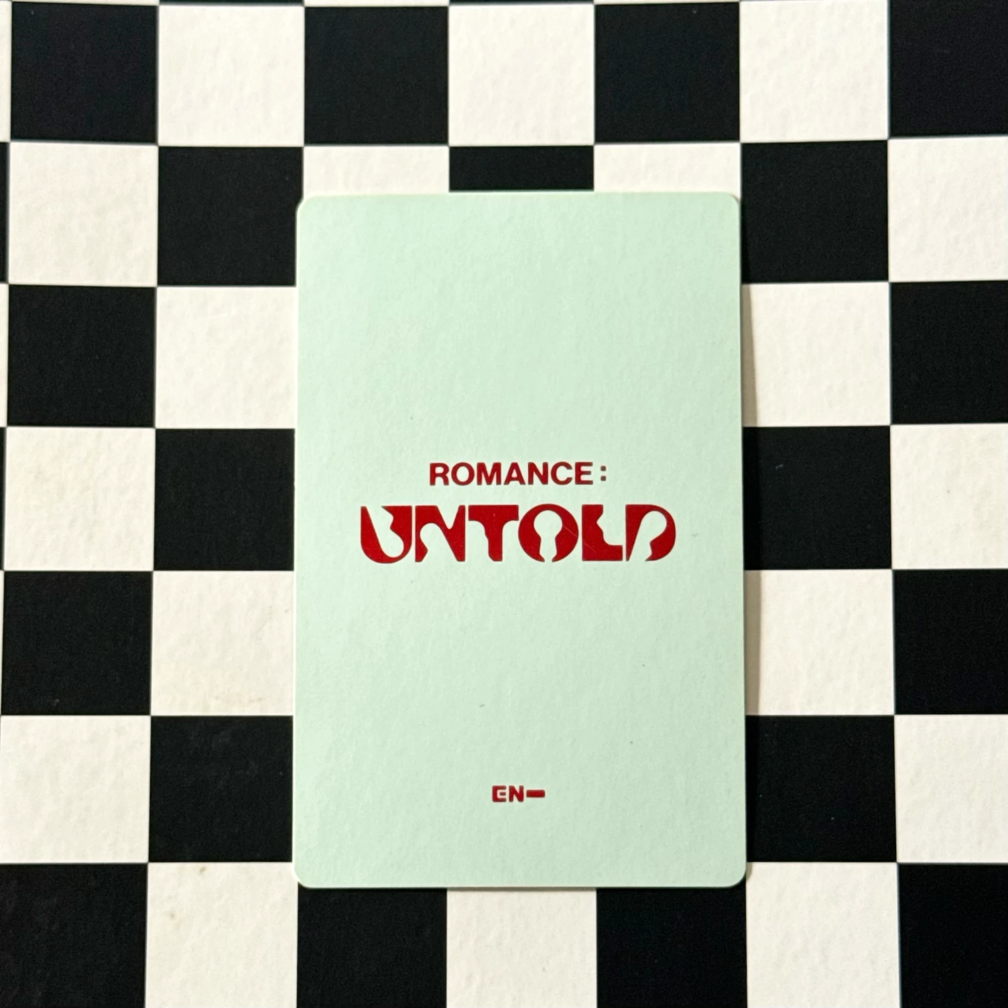 ENHYPEN Sunoo ENHYPEN - Sunoo - ROMANCE: UNTOLD Album A version arcanum version korean album album photocard listing photo 2