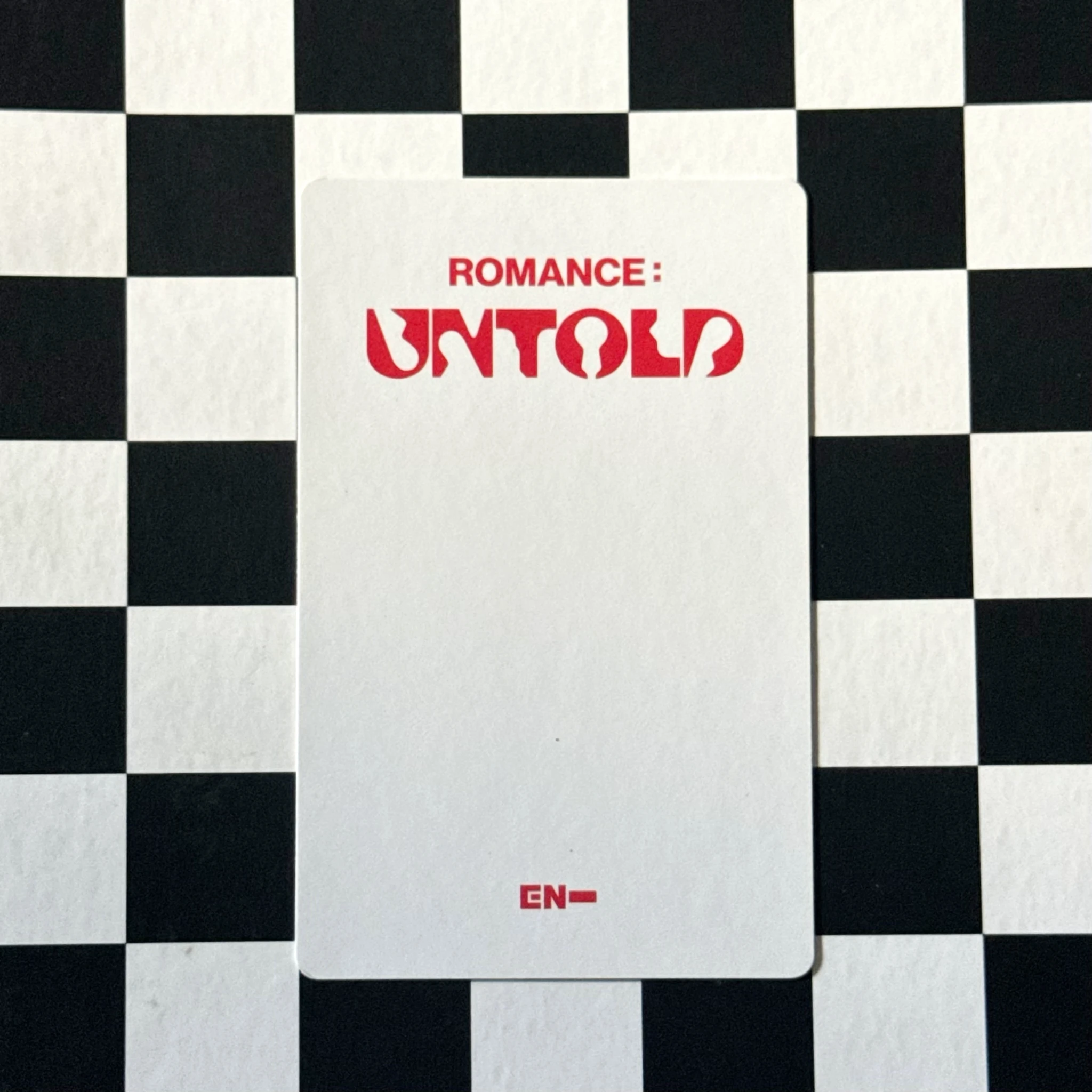 ENHYPEN Ni-ki ENHYPEN - Ni-ki - ROMANCE: UNTOLD Album target exclusive EU exclusive purchase benefit listing photo 2