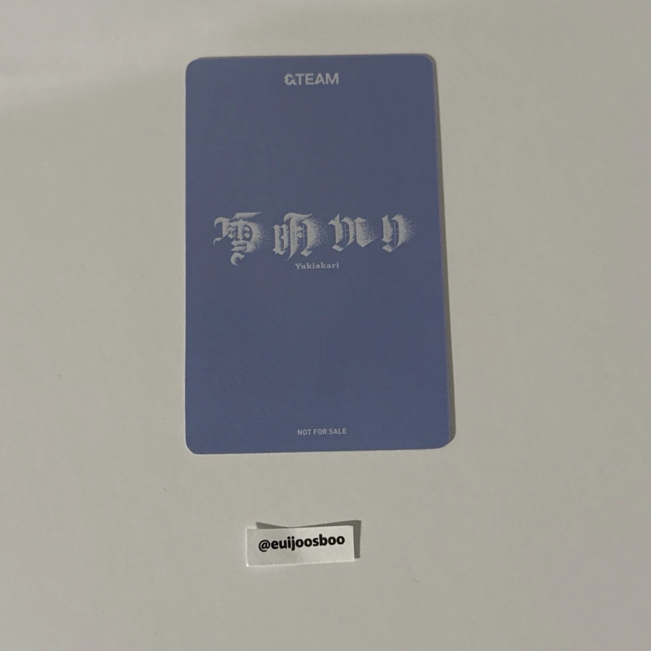 &TEAM Fuma &TEAM - Fuma - Yukiakari Album pre-order benefit (pob) UMS japan (universal music store) listing photo 2