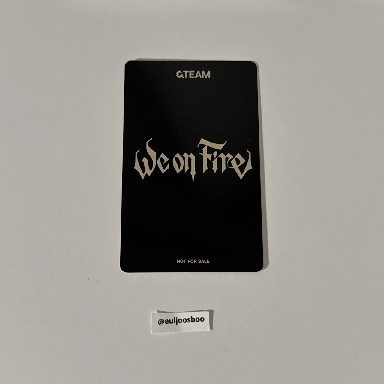 &TEAM Fuma &TEAM - Fuma - We on Fire Album weverse event fansign listing photo 2