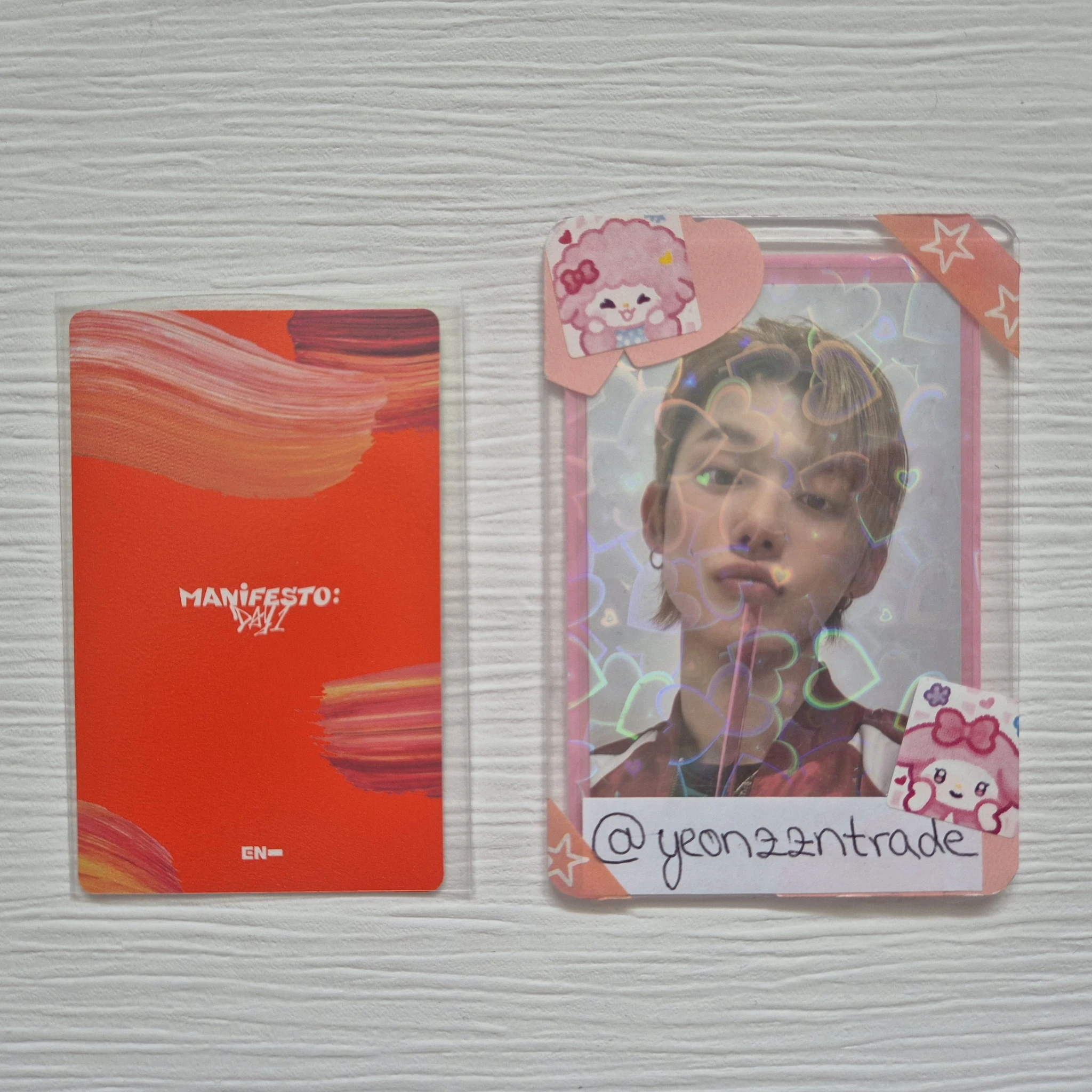 ENHYPEN Evan (Heeseung) ENHYPEN - Heeseung - MANIFESTO: DAY 1 Album album photocard engene ver. listing photo 2