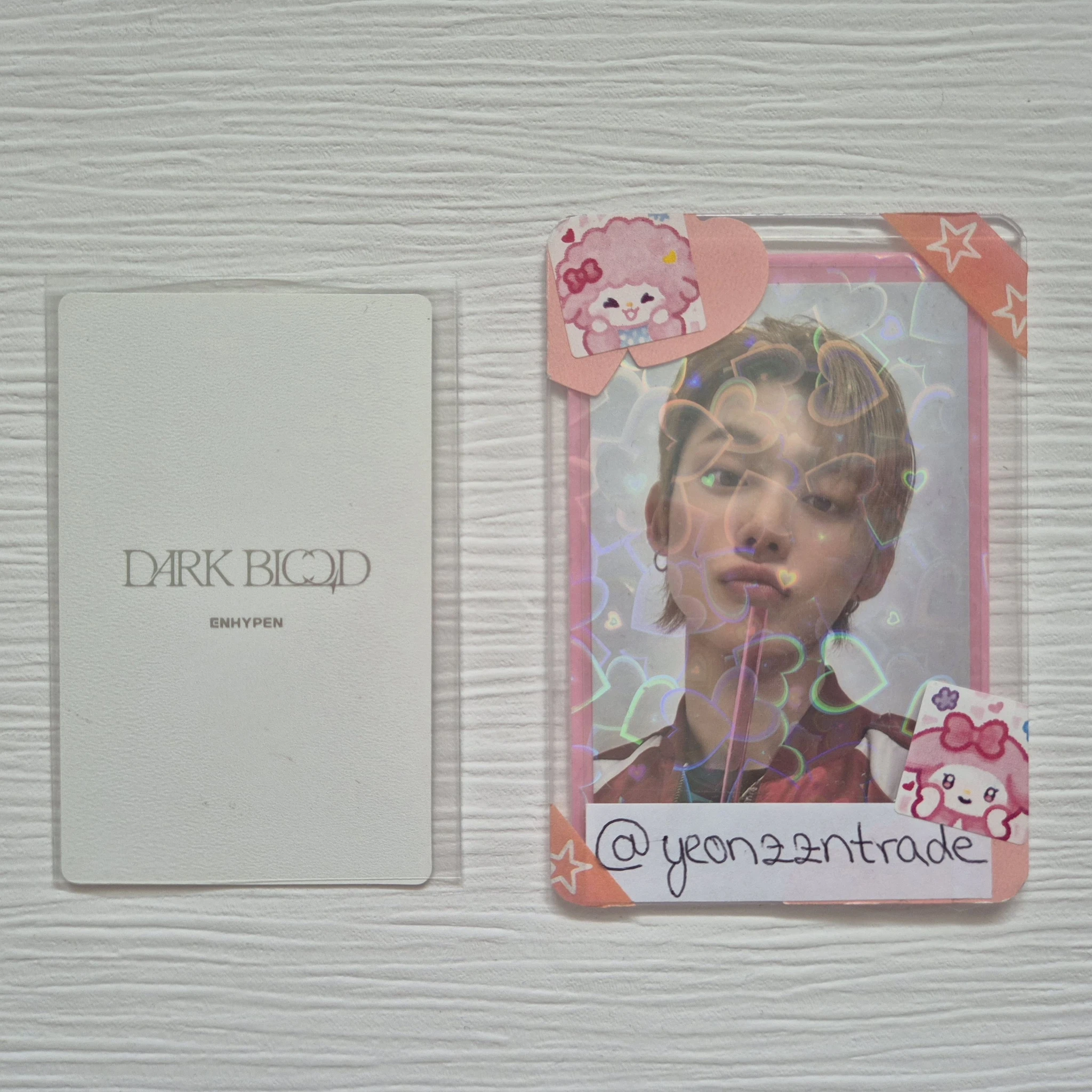 ENHYPEN Evan (Heeseung) ENHYPEN - Heeseung - DARK BLOOD Album album photocard new version listing photo 2