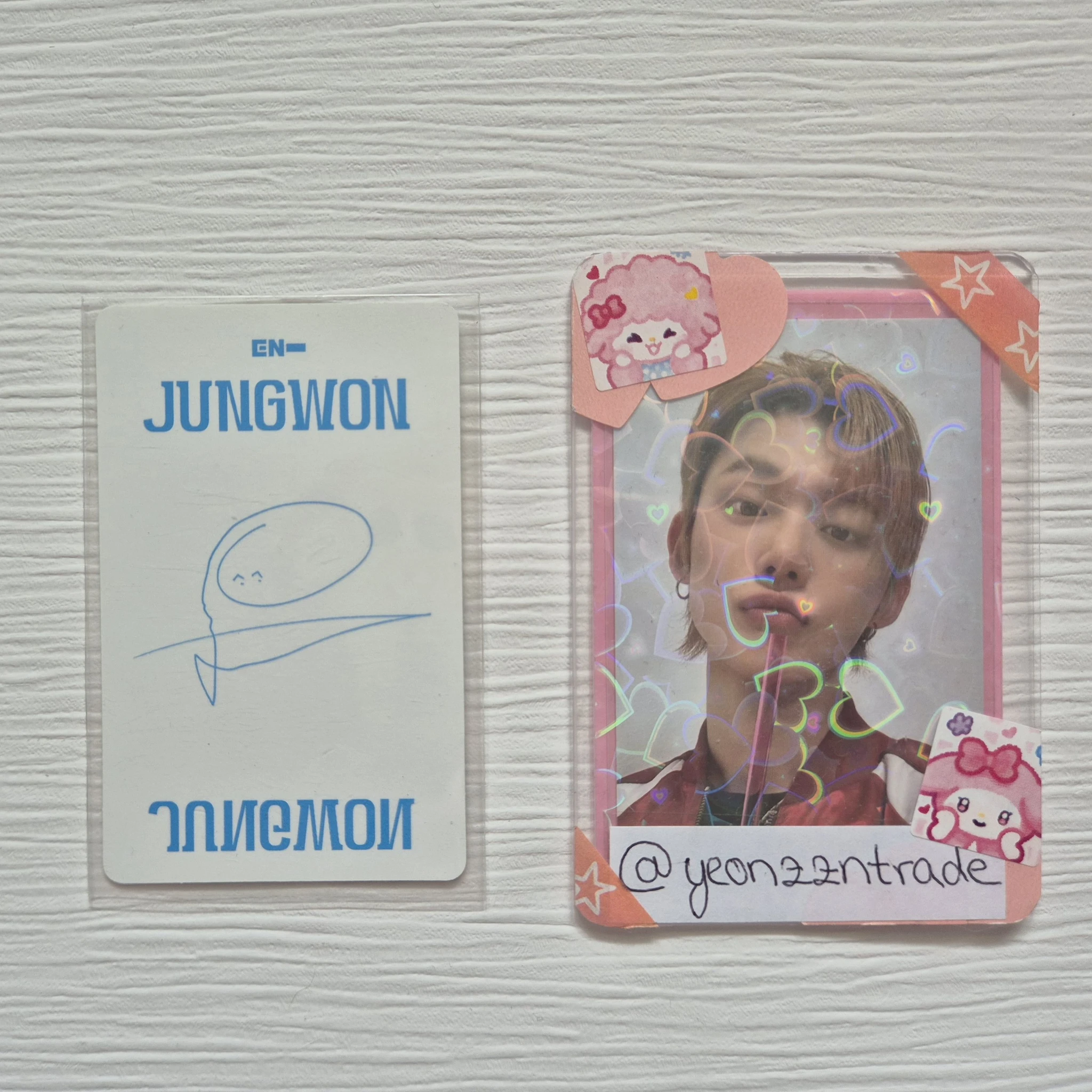 ENHYPEN Jungwon ENHYPEN - Jungwon - DIMENSION: DILEMMA Album charybdis version holographic (hologram) album photocard korean album listing photo 2