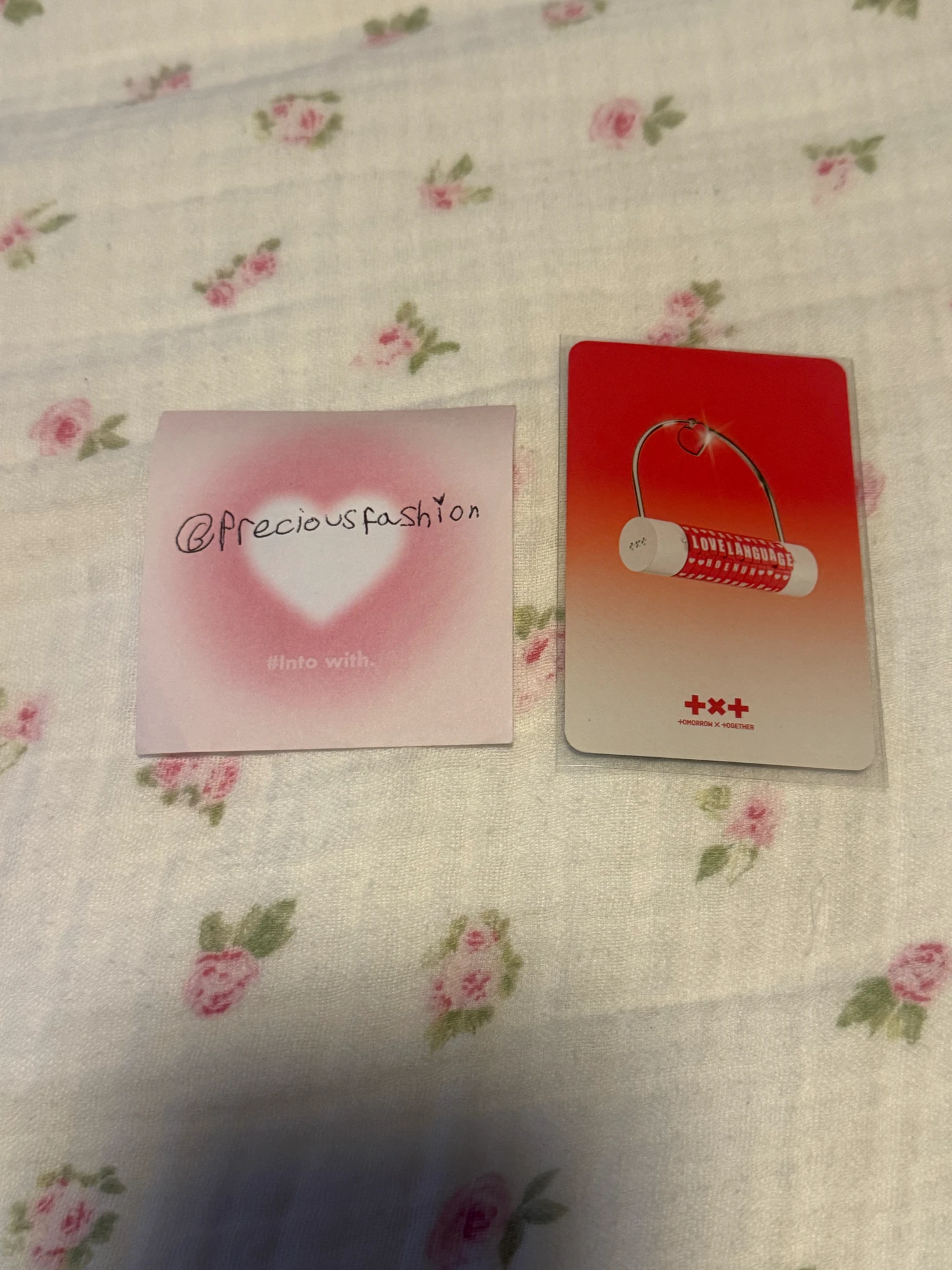 TOMORROW X TOGETHER Taehyun TOMORROW X TOGETHER - Taehyun - Love Language Album album photocard listing photo 2