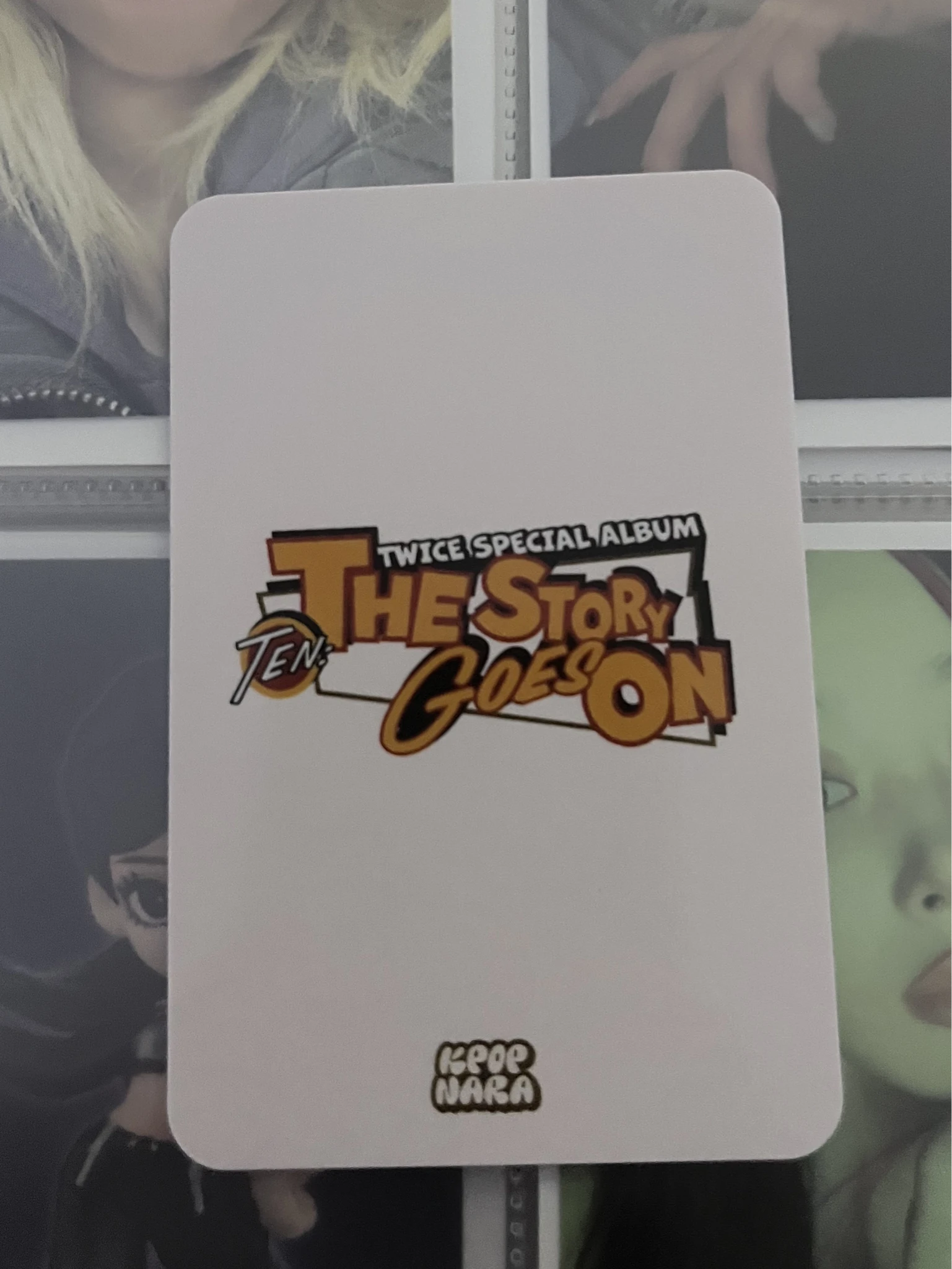 TWICE Chaeyoung TWICE - TEN: The Story Goes On Album kpop nara pre-order benefit (pob) cast version listing photo 2