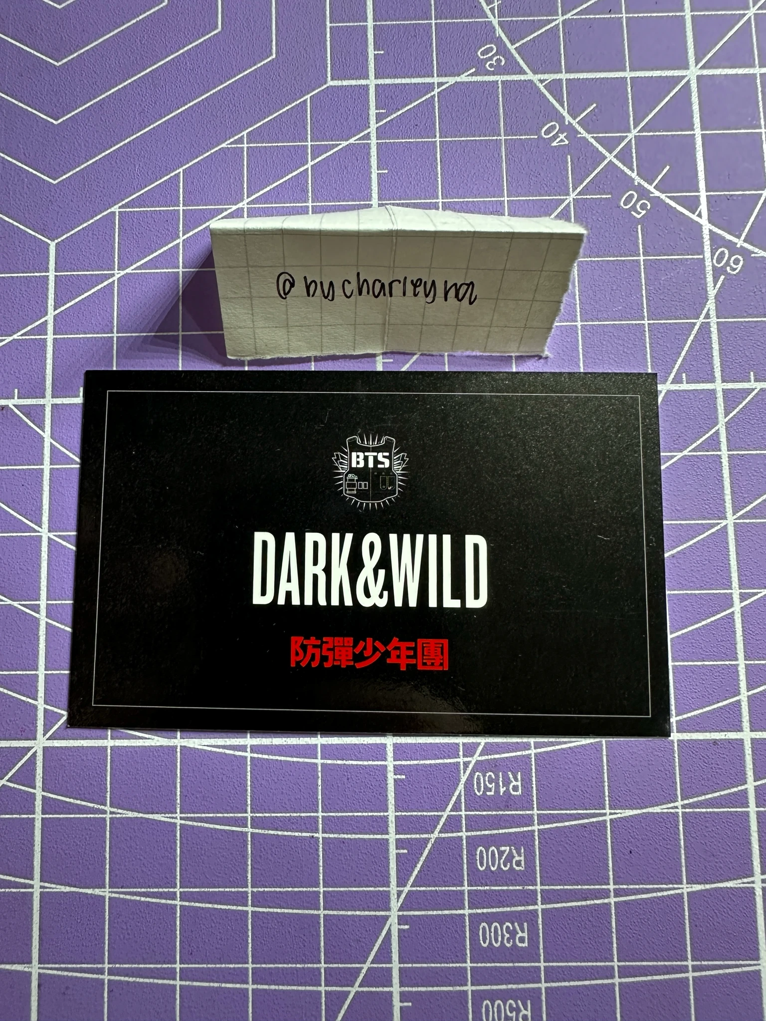 BTS BTS - Dark & Wild Album album photocard listing photo 2