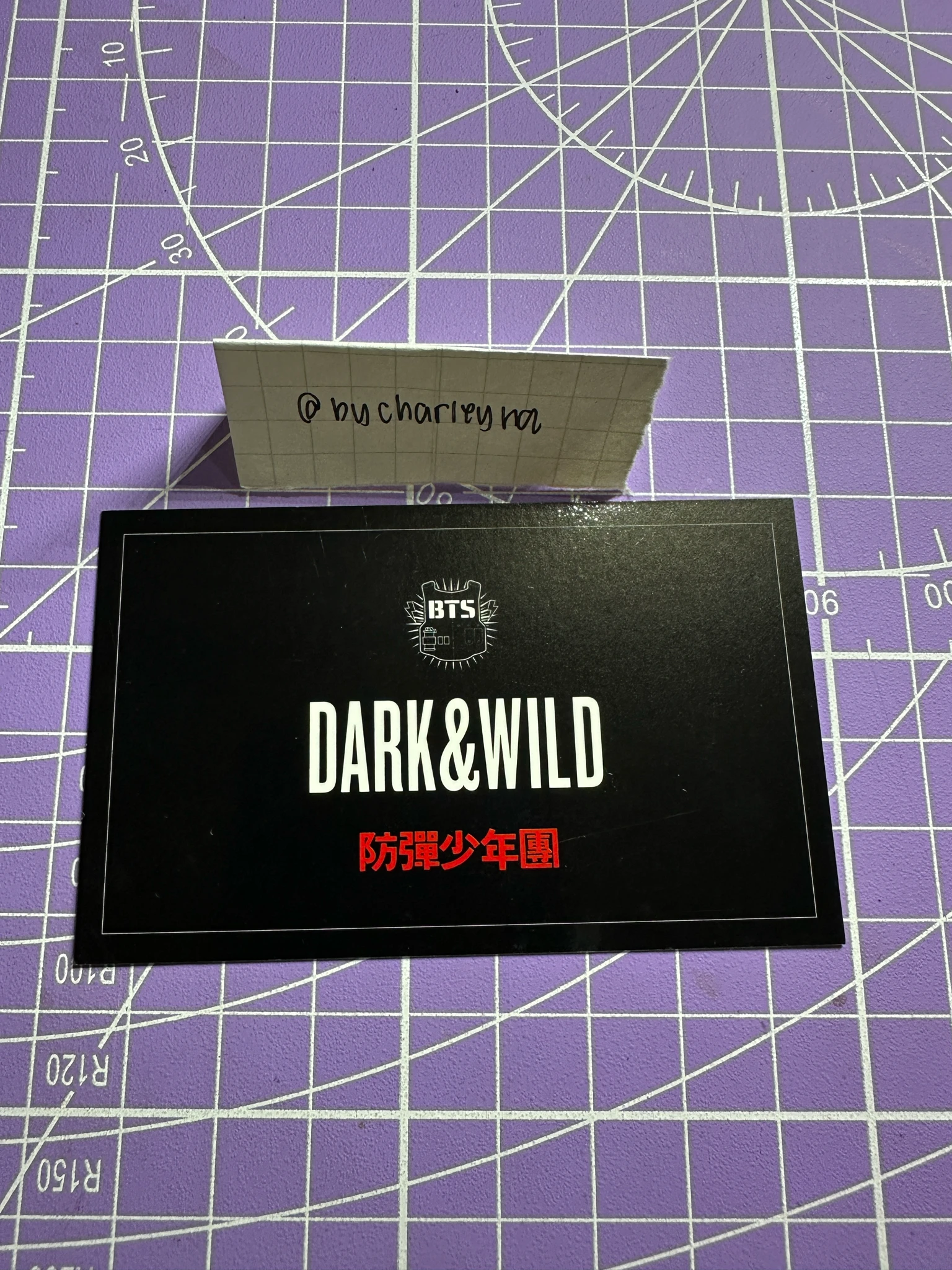 BTS BTS - Dark & Wild Album album photocard horizontal listing photo 2