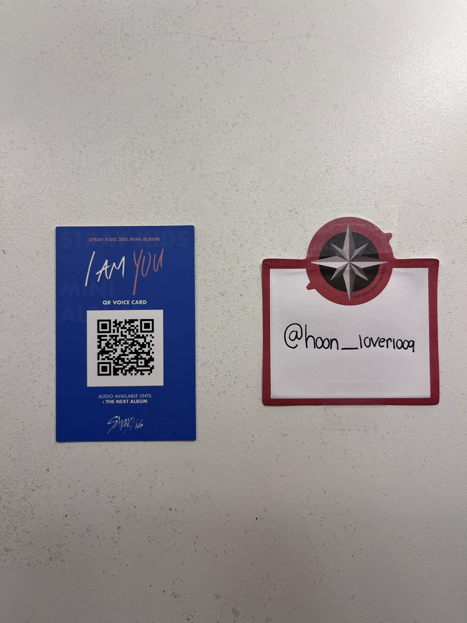 Stray Kids Stray Kids - Bang Chan & Changbin - I am YOU Album album photocard unit listing photo 2