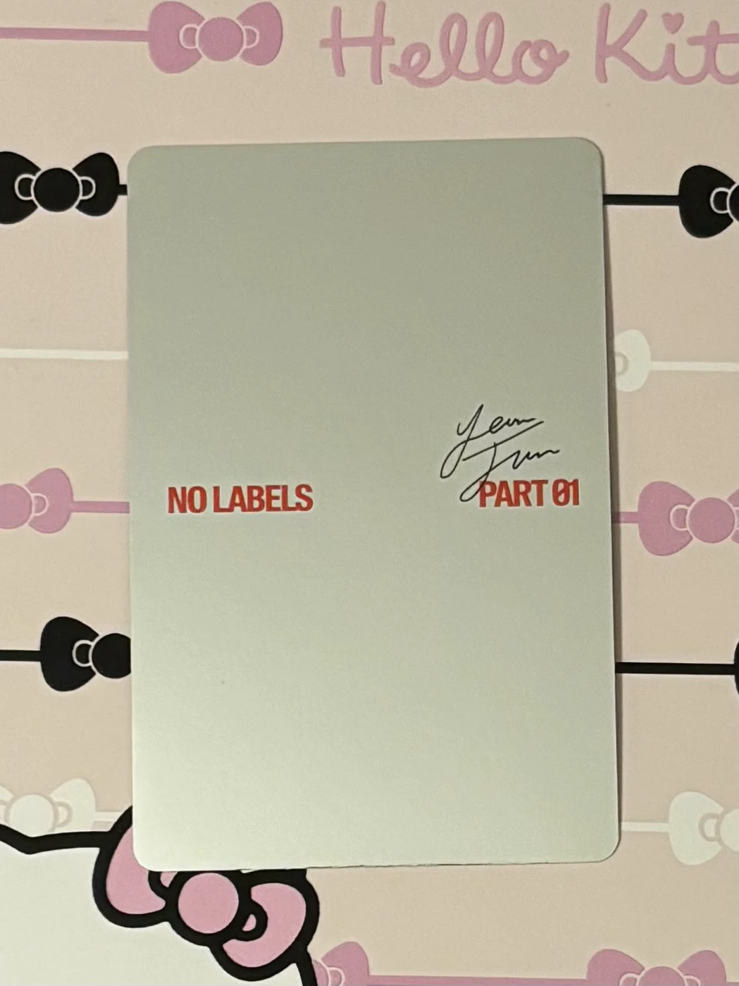TOMORROW X TOGETHER Yeonjun TOMORROW X TOGETHER - Yeonjun - NO LABELS: PART 01 Album figure version album photocard solo album selfie version listing photo 2