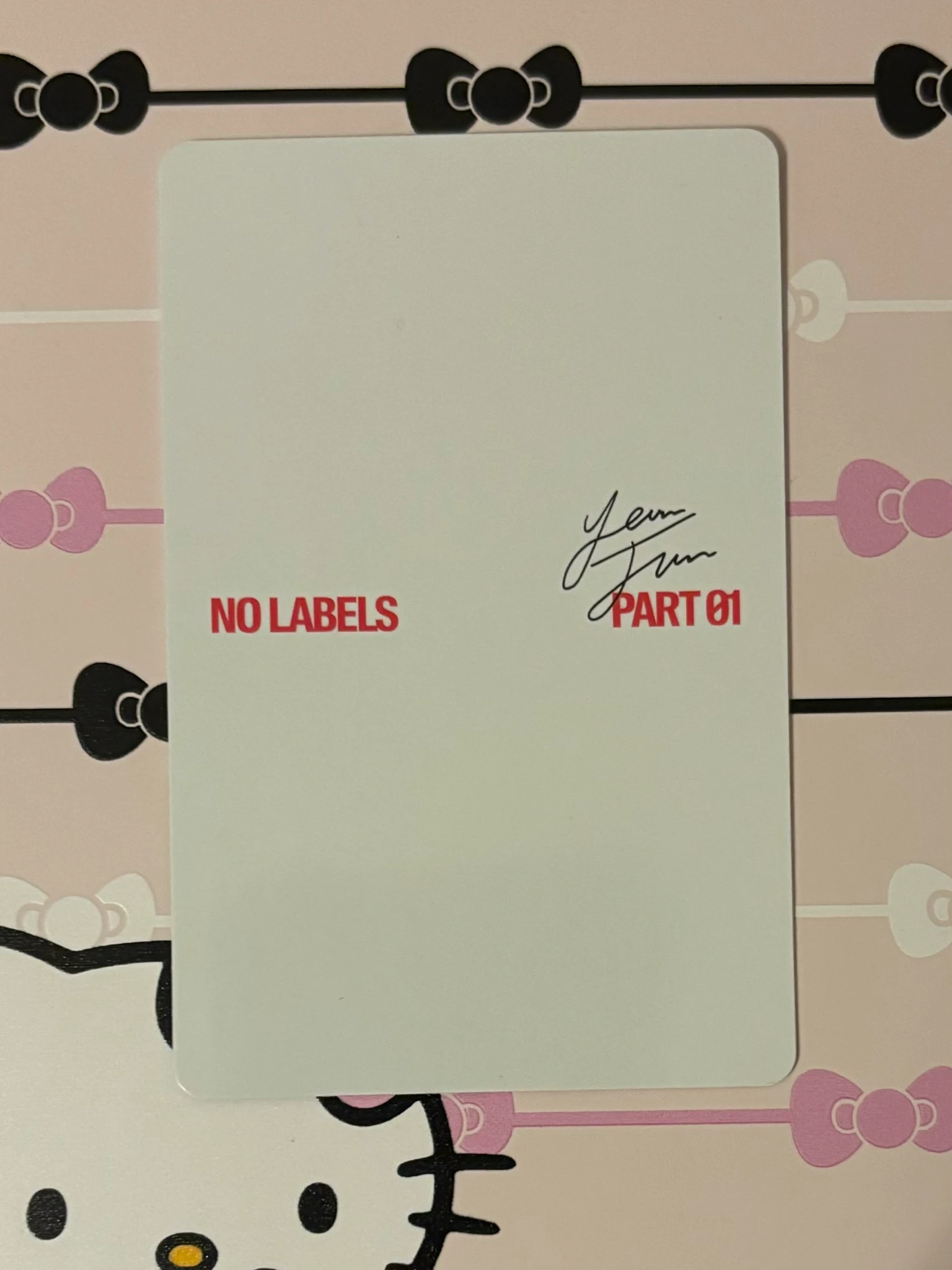 TOMORROW X TOGETHER Yeonjun TOMORROW X TOGETHER - Yeonjun - NO LABELS: PART 01 Album album photocard Trunkshorts Version listing photo 2