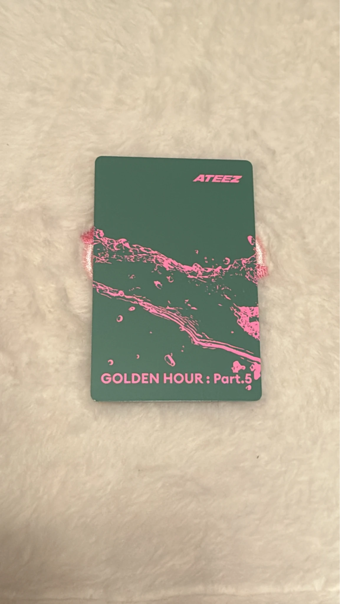 ATEEZ Mingi ATEEZ - Mingi - GOLDEN HOUR : Part.5 Album poca album album photocard Z version listing photo 2