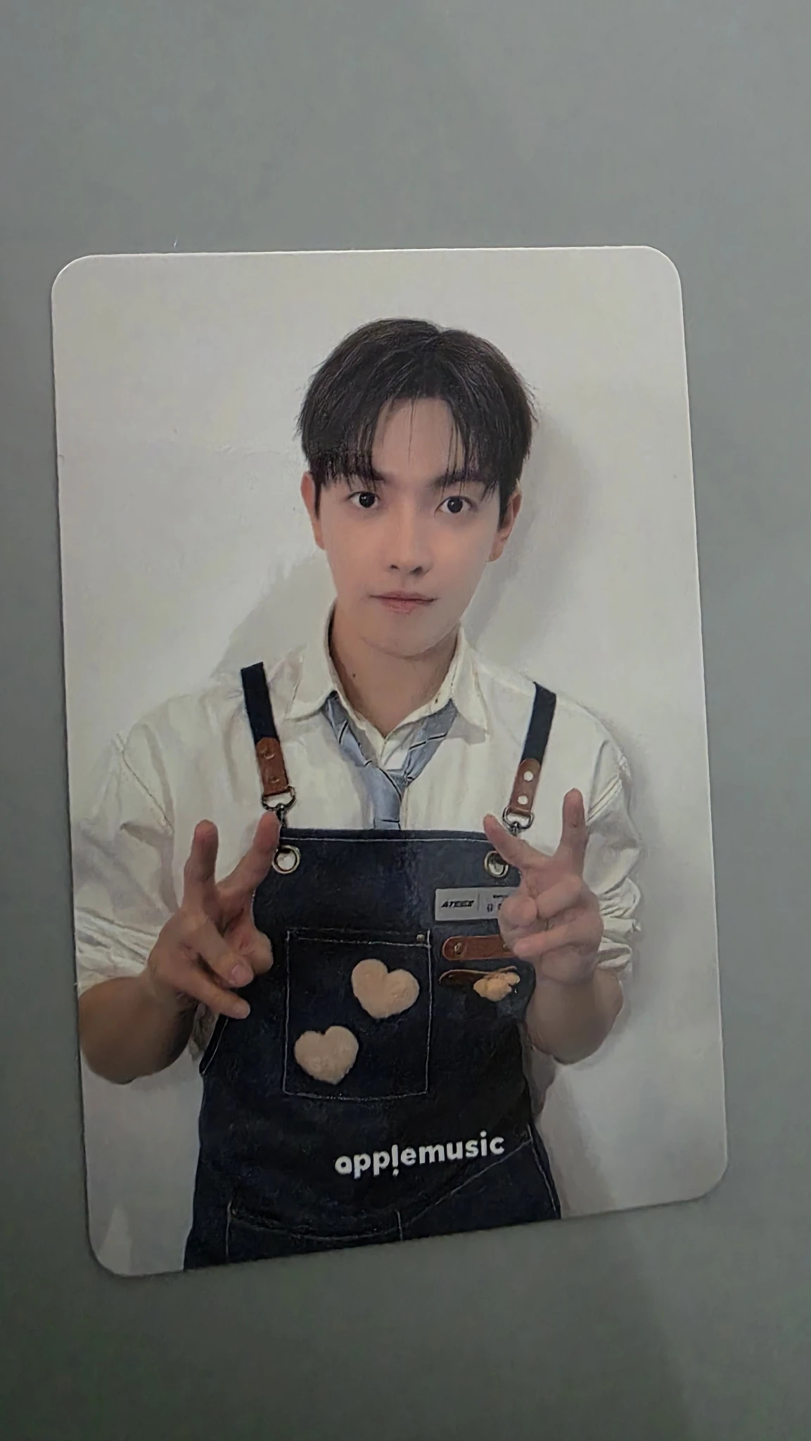 ATEEZ Hongjoong ATEEZ - Hongjoong - GOLDEN HOUR : Part.5 Album fansign apple music round 3 double-sided listing photo 2