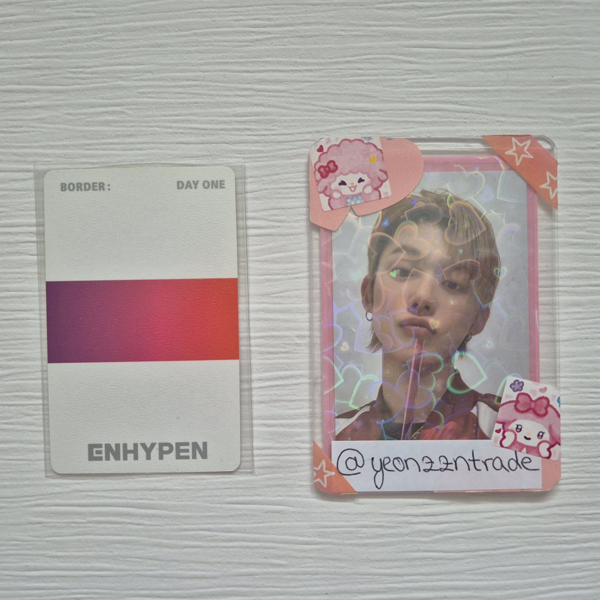 ENHYPEN Jay ENHYPEN - BORDER : DAY ONE Album album photocard listing photo 2