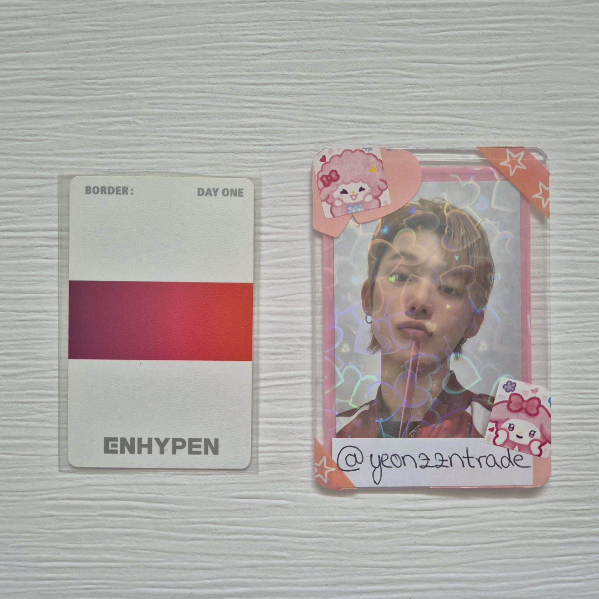 ENHYPEN Jay ENHYPEN - Jay - BORDER : DAY ONE Album korean album dusk version album photocard listing photo 2