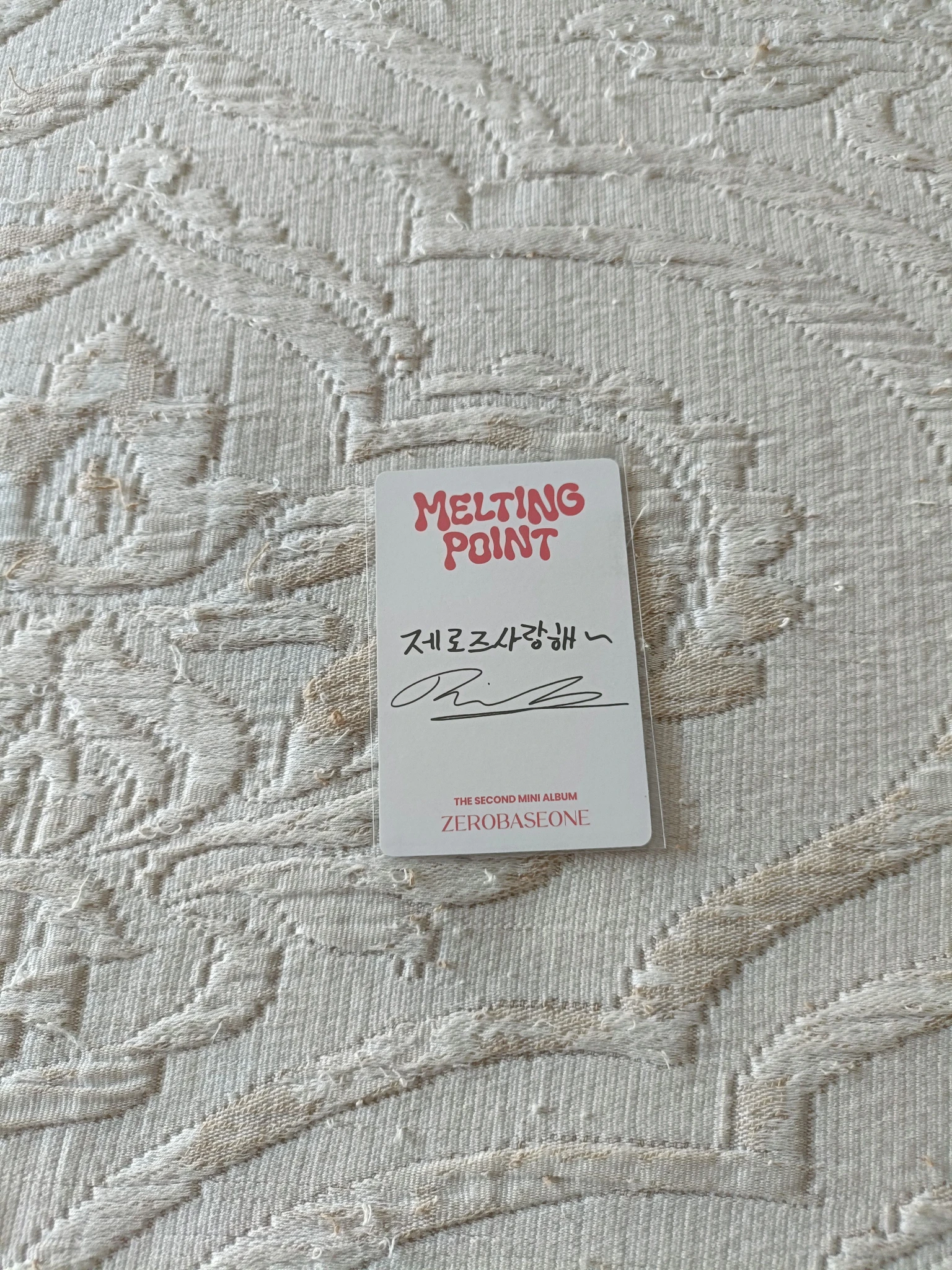 ZEROBASEONE Ricky ZEROBASEONE - Ricky - Melting Point Album album photocard fairytale version A version listing photo 2
