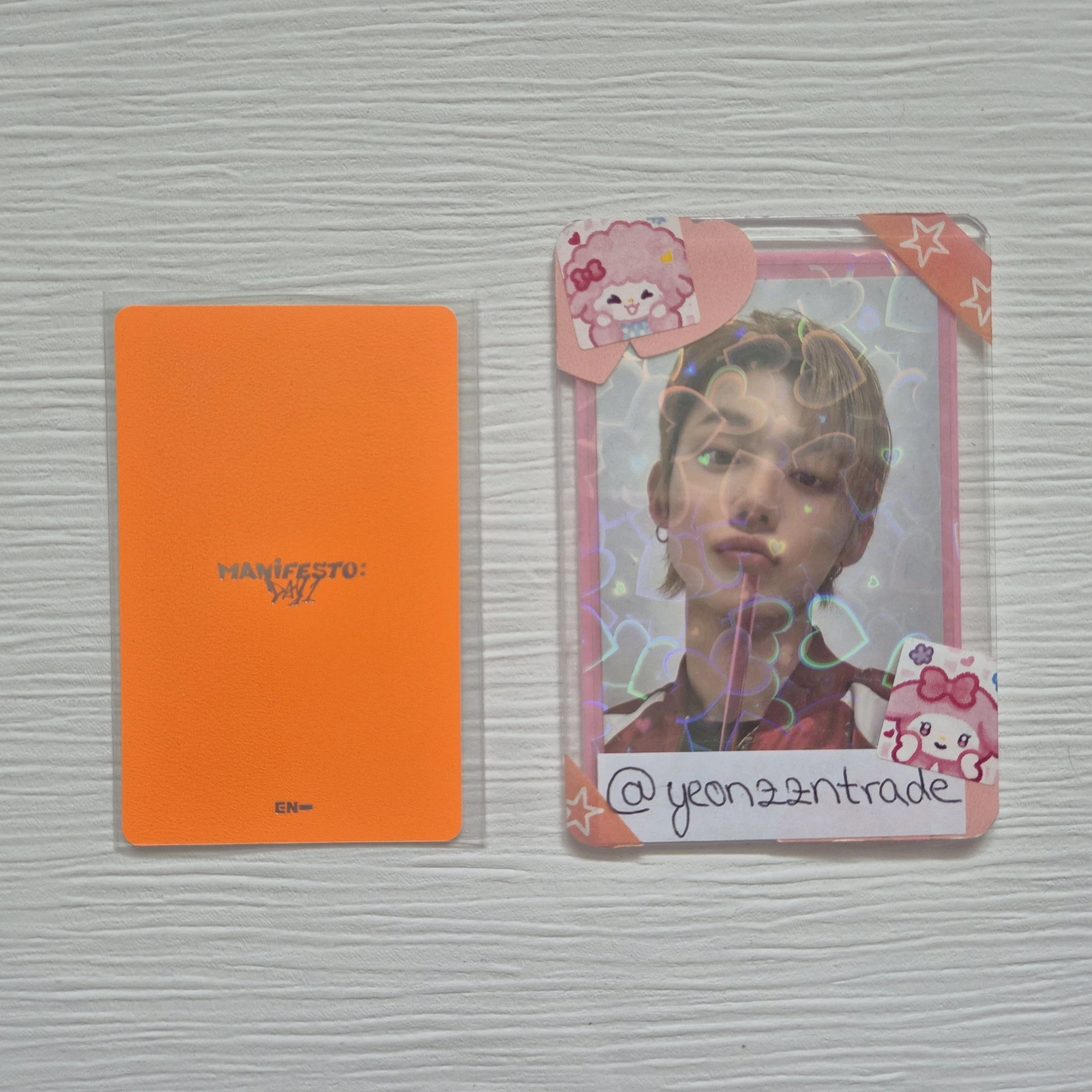 ENHYPEN Jay ENHYPEN - Jay - MANIFESTO: DAY 1 Album album photocard korean album standard version D version M version J version listing photo 2