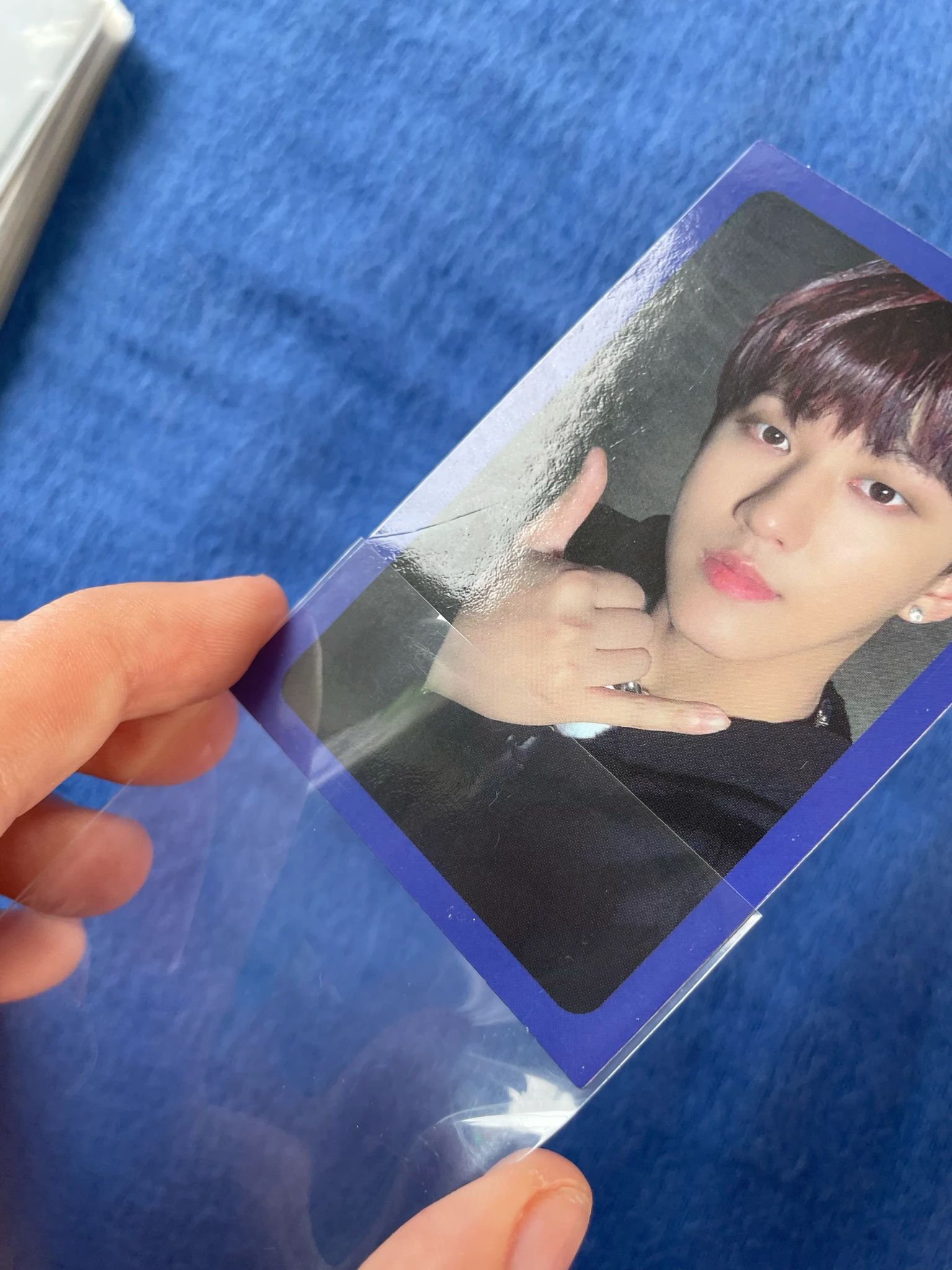 Stray Kids Changbin Stray Kids - Changbin - Clé: Levanter Album album photocard blue border ver. listing photo 2