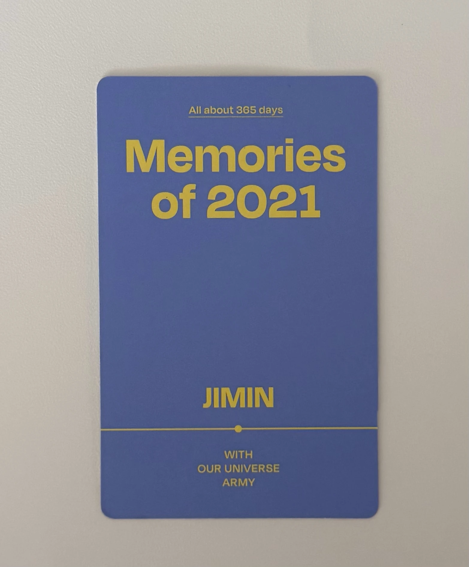 BTS Jimin BTS - Jimin - Memories of 2021 Other DVD ver. listing photo 2
