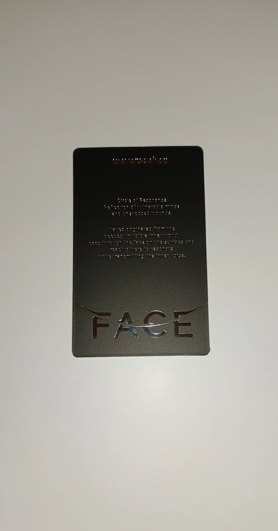 BTS Jimin BTS - Jimin - Face Album weverse global pre-order benefit early bird gift hologram listing photo 2