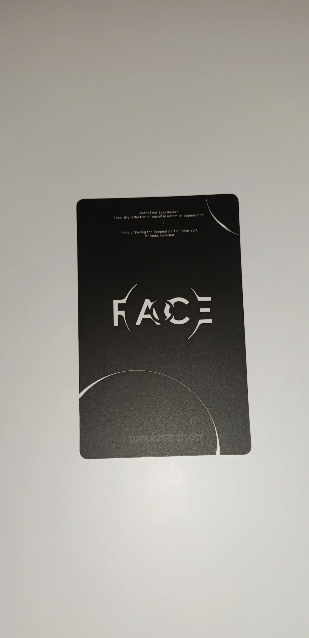 BTS Jimin BTS - Jimin - Face Album weverse global pre-order benefit listing photo 2