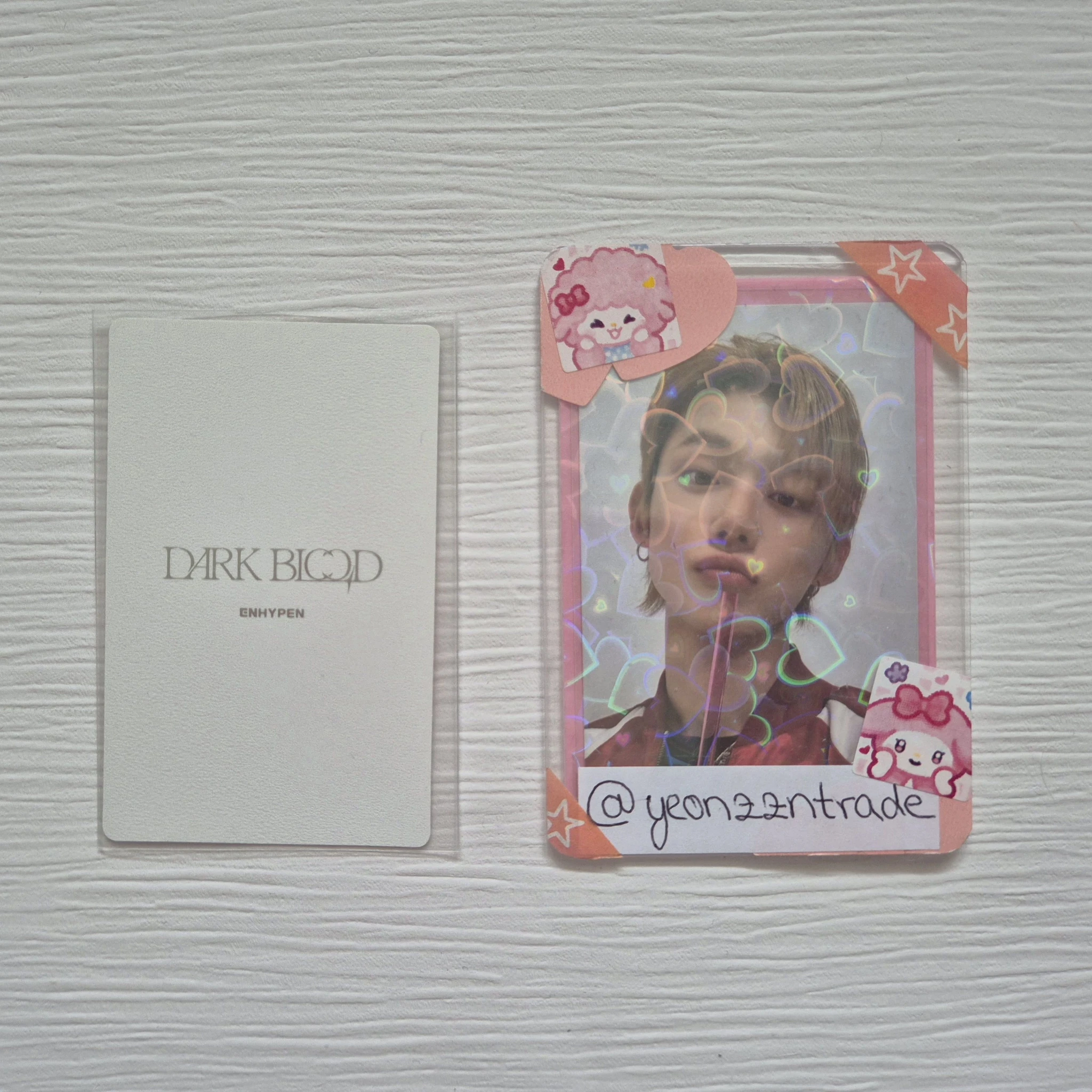ENHYPEN Jay ENHYPEN - Jay - DARK BLOOD Album album photocard new version listing photo 2