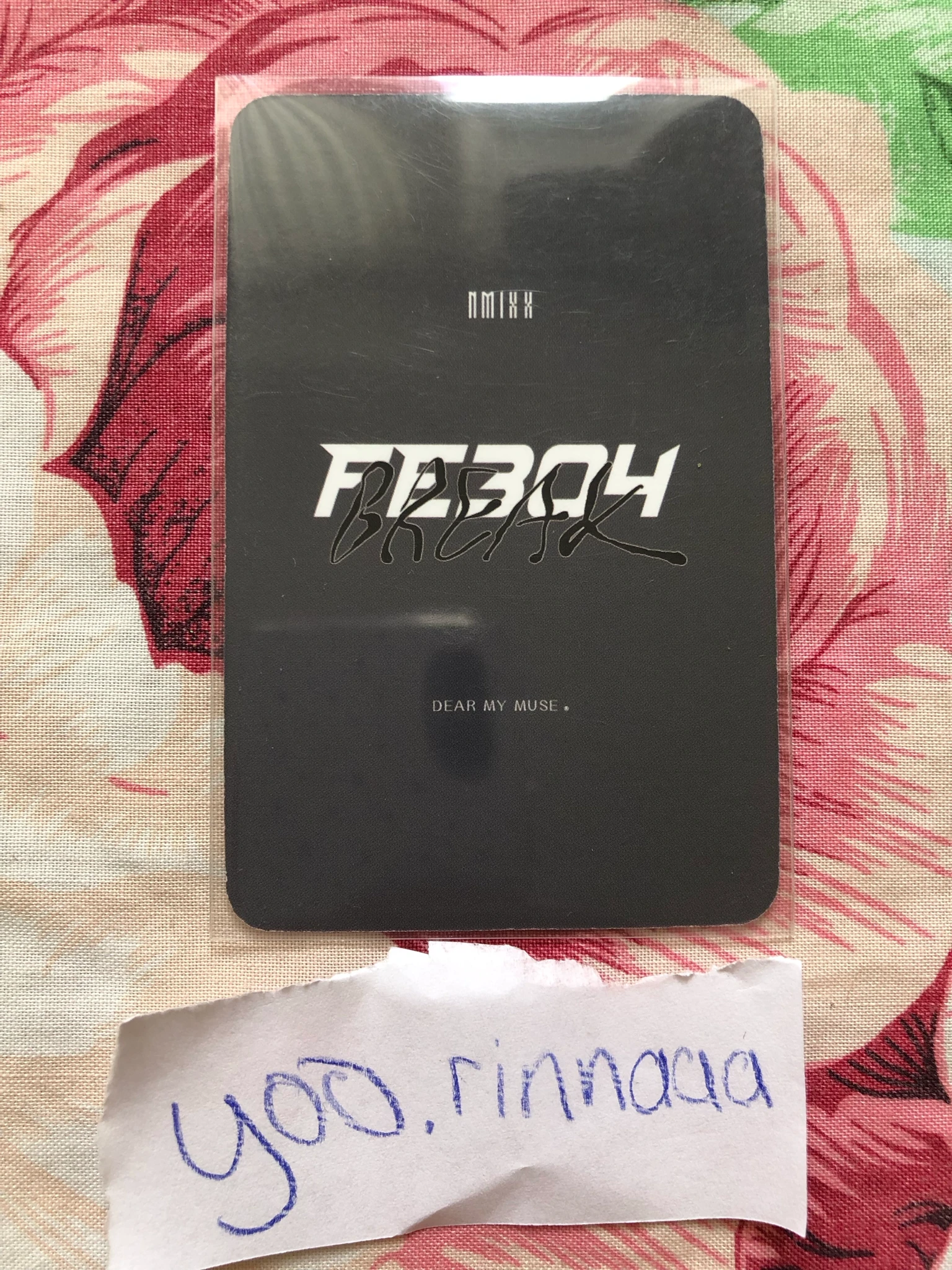 NMIXX Haewon NMIXX - Haewon - Fe3O4: BREAK Album round 2 dear my muse (dmm) video call (fancall) listing photo 2