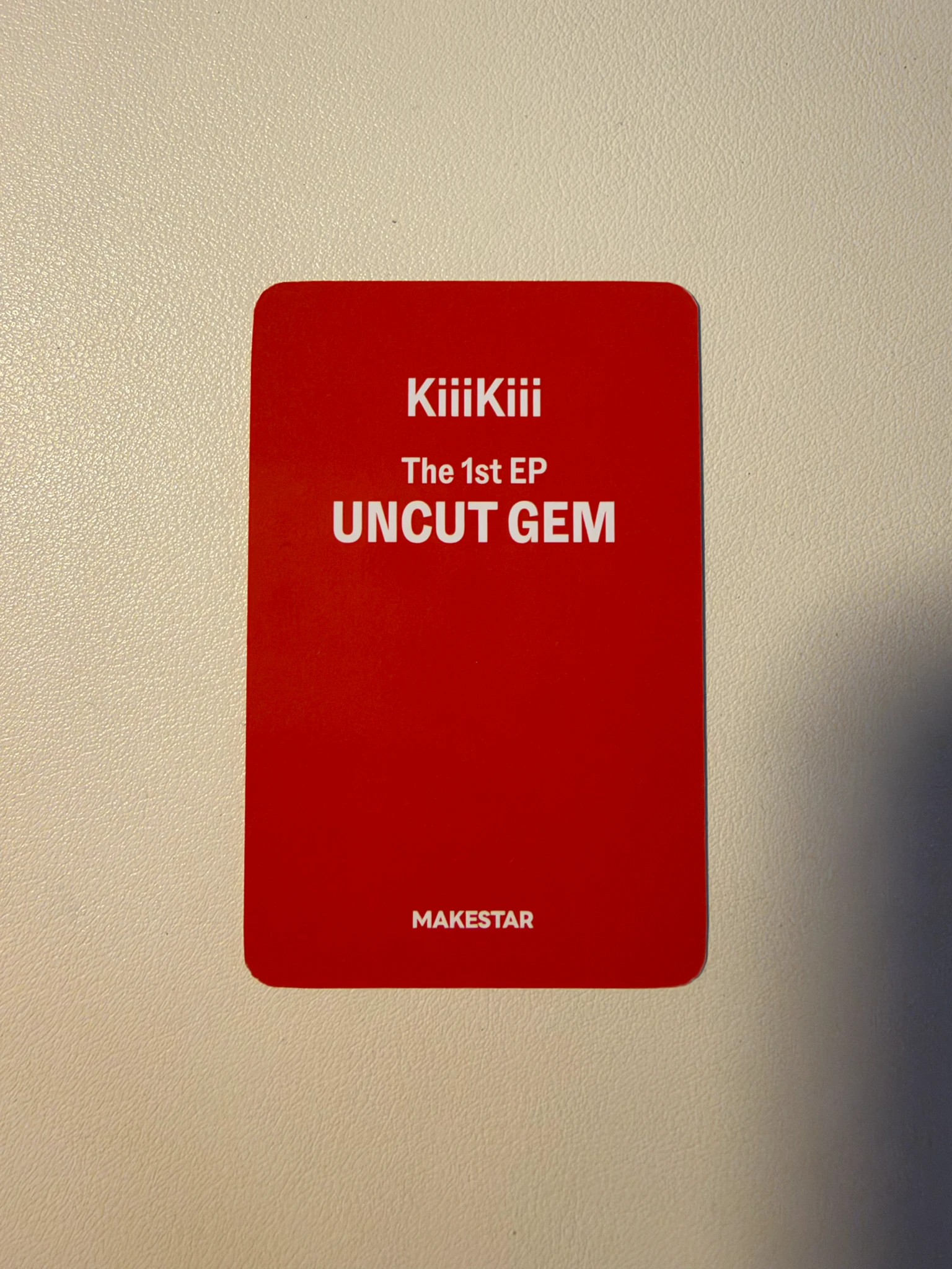 KiiiKiii Sui KiiiKiii - Sui - UNCUT GEM Album makestar fansign round 2 listing photo 2