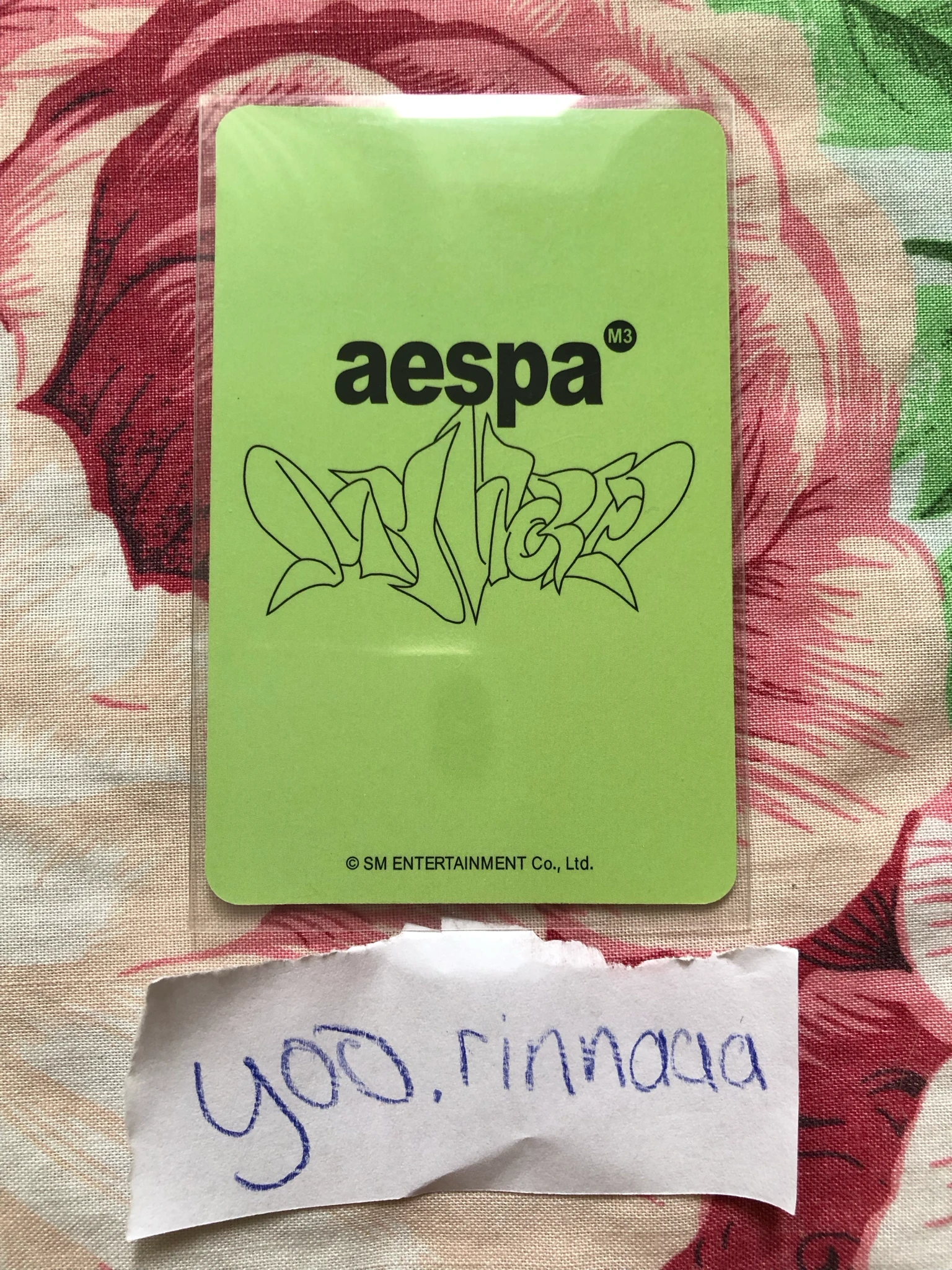aespa Karina aespa - Karina - My World Album shopee pob (pre-order benefit) listing photo 2