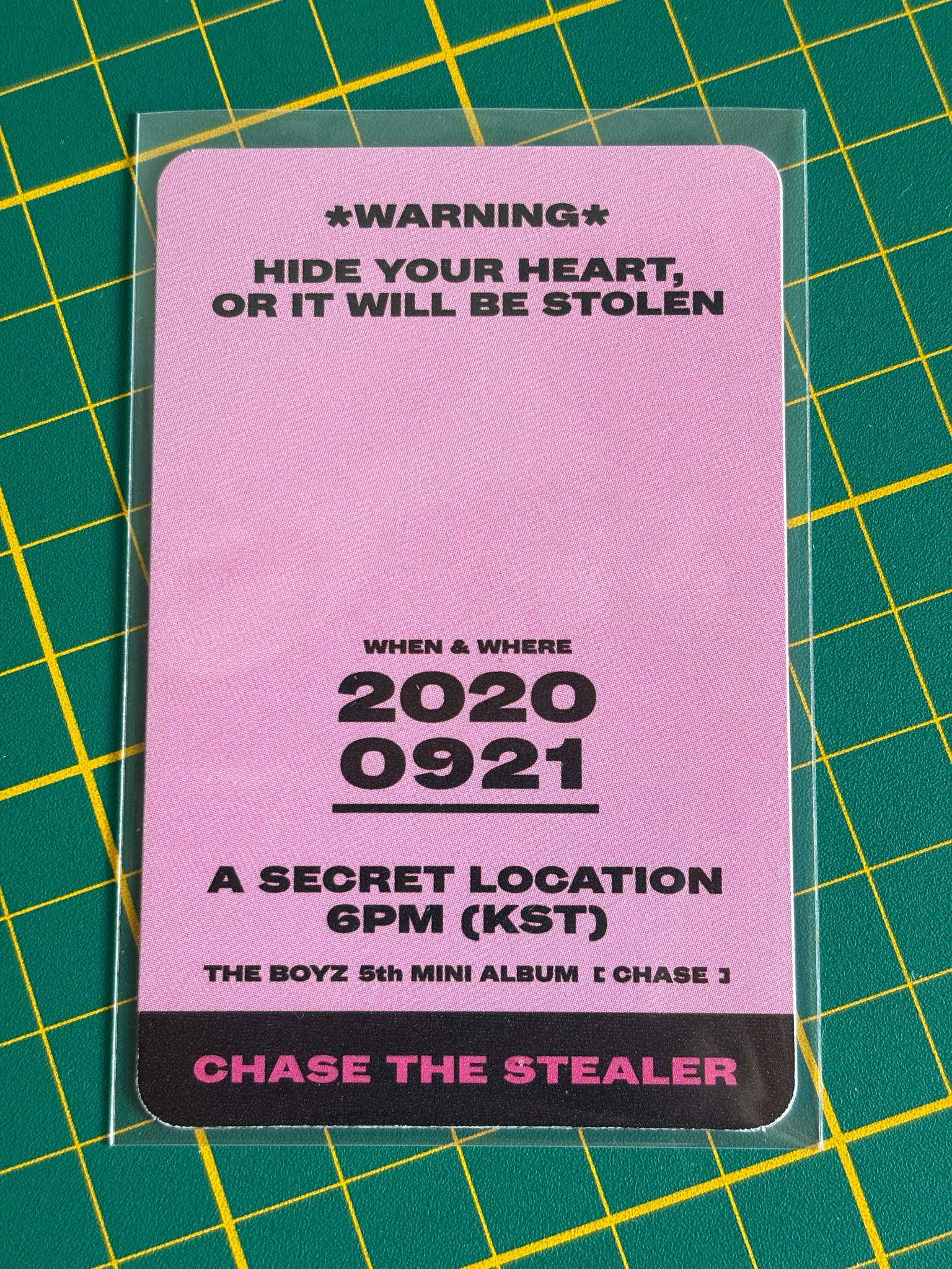 THE BOYZ New THE BOYZ - New - Chase Album album photocard korean album stealer ticket version listing photo 2