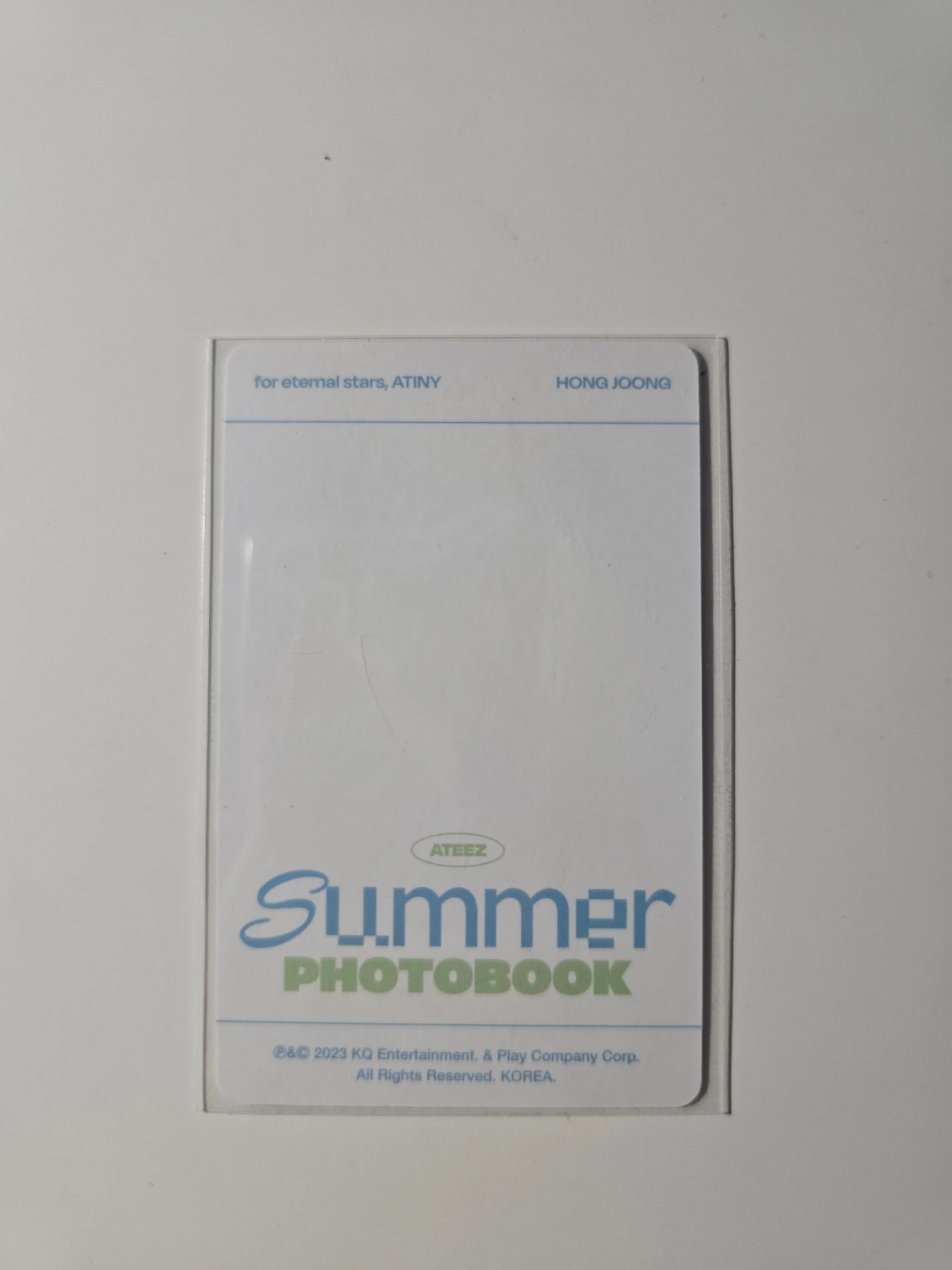 ATEEZ Hongjoong ATEEZ - Hongjoong - 2023 SUMMER PHOTOBOOK Other photocard set listing photo 2