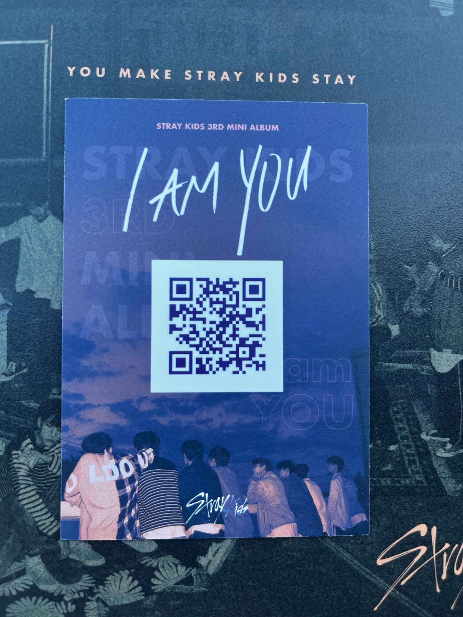 Stray Kids Seungmin Stray Kids - Seungmin - I am YOU Album polaroid non-standard size A version standard version qr card album inclusion listing photo 2
