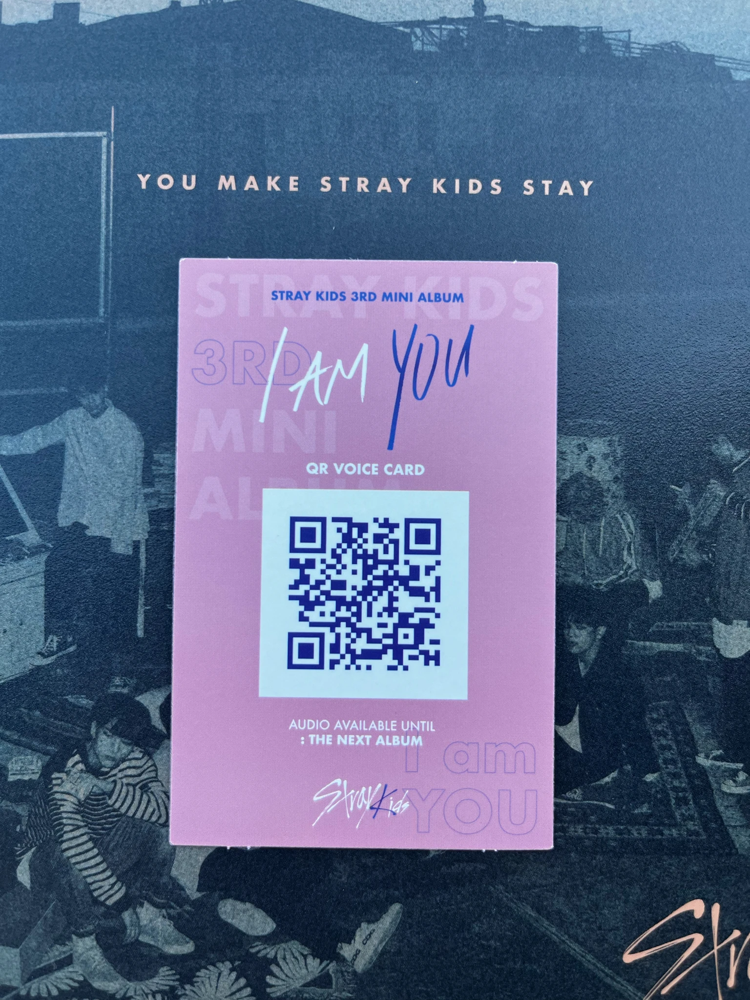 Stray Kids Felix Stray Kids - Felix - I am YOU Album album photocard C version printed signed listing photo 2