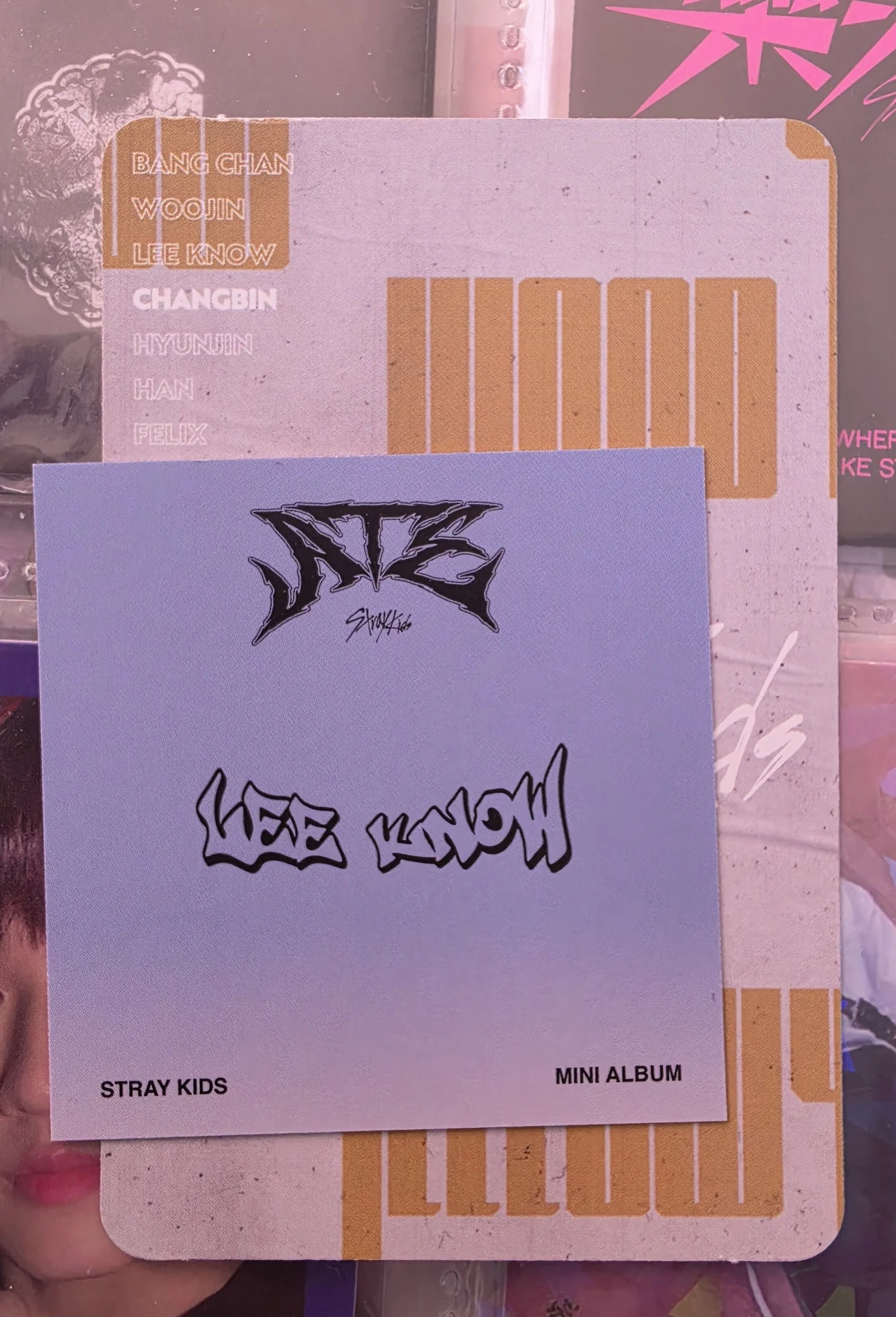Stray Kids Changbin Stray Kids - Changbin - Clé 2: Yellow Wood Album album photocard concept version listing photo 2