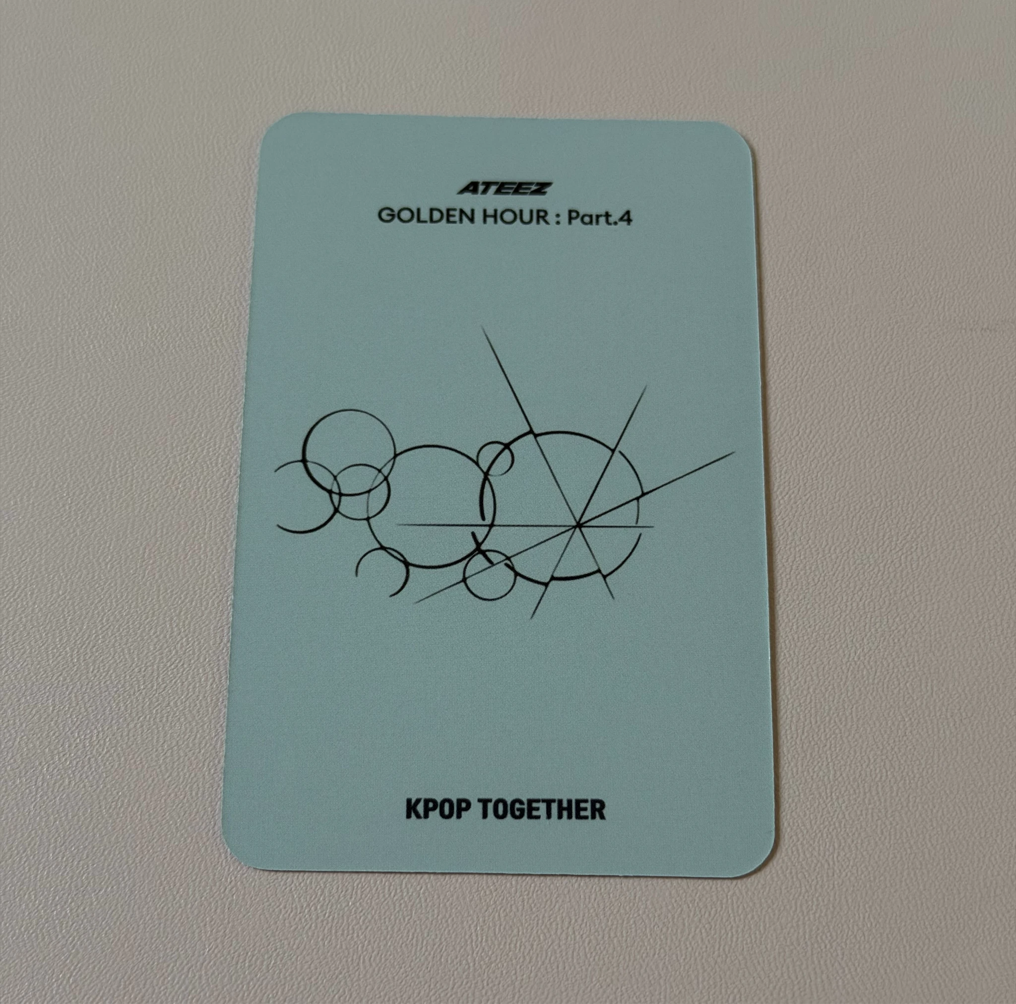 ATEEZ Hongjoong ATEEZ - Hongjoong - Golden Hour : Part.4 Album lucky draw kpop together listing photo 2