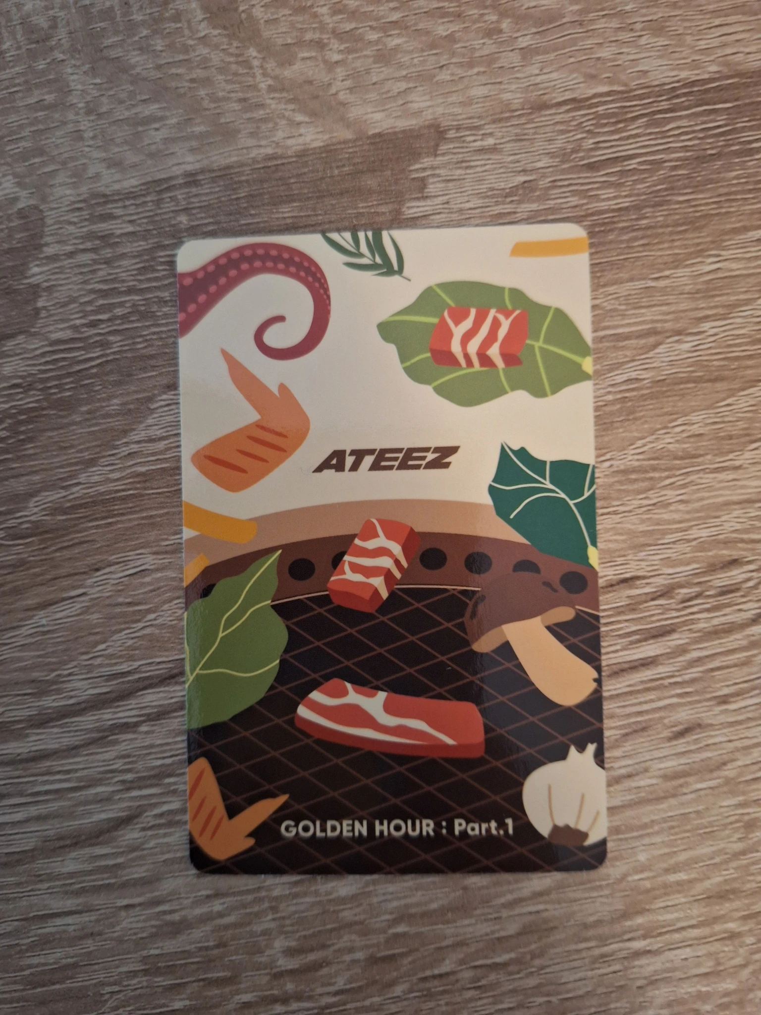ATEEZ Seonghwa ATEEZ - Seonghwa - Golden Hour : Part.1 Album pob (pre-order benefit) lucky draw pop-up store withmuu minirecord shop knpops dear my muse (dmm) musicart (music art) kakaotalk dmc music hellolive listing photo 2