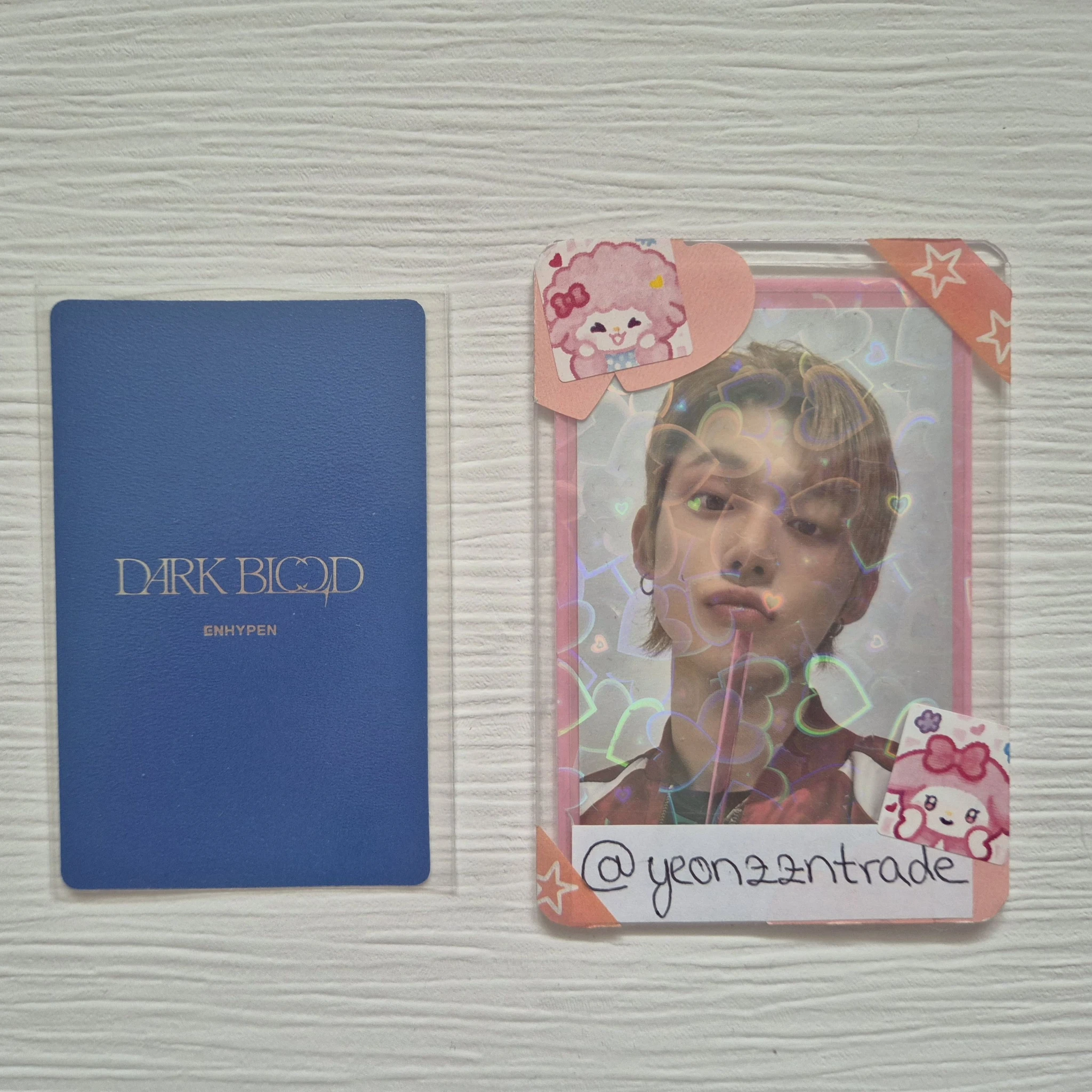 ENHYPEN Jay ENHYPEN - Jay - DARK BLOOD Album korean album album photocard half version listing photo 2