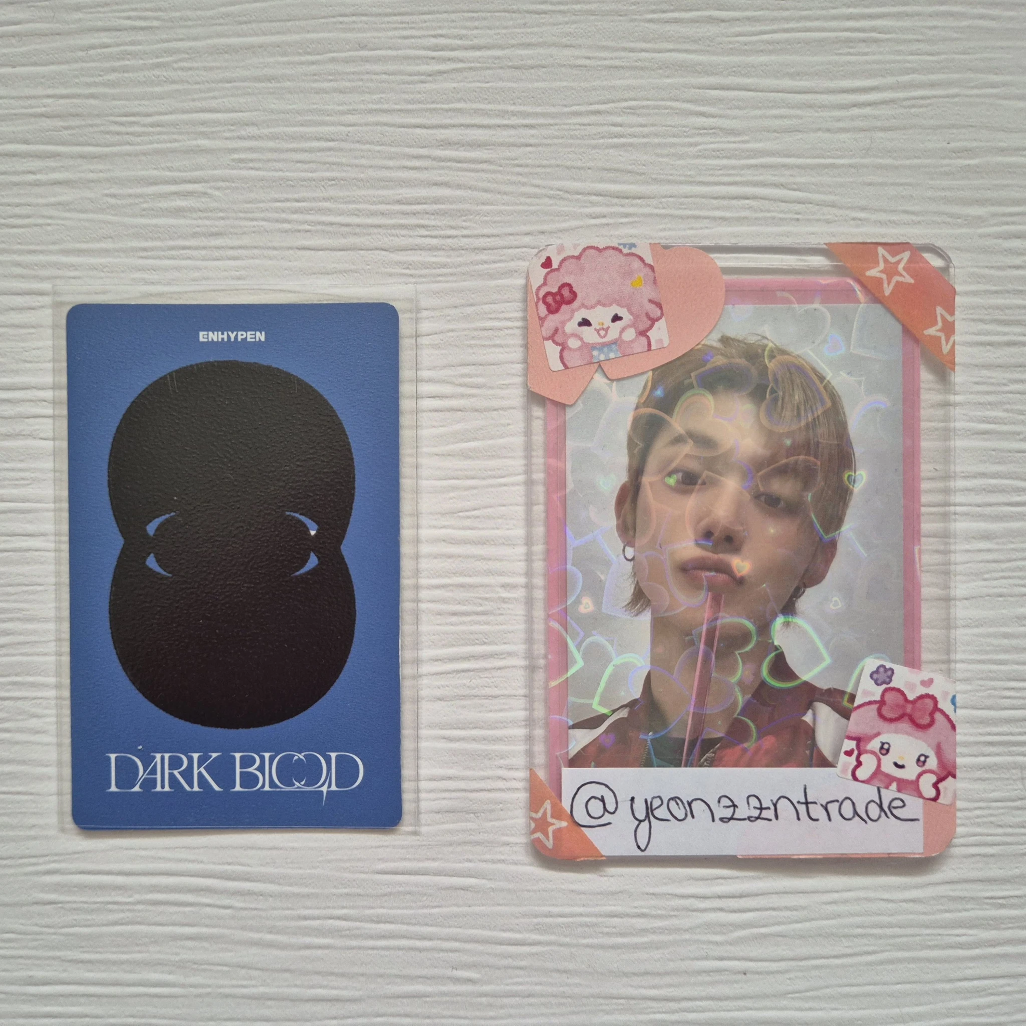 ENHYPEN Jay ENHYPEN - Jay - DARK BLOOD Album album photocard korean album half version listing photo 2