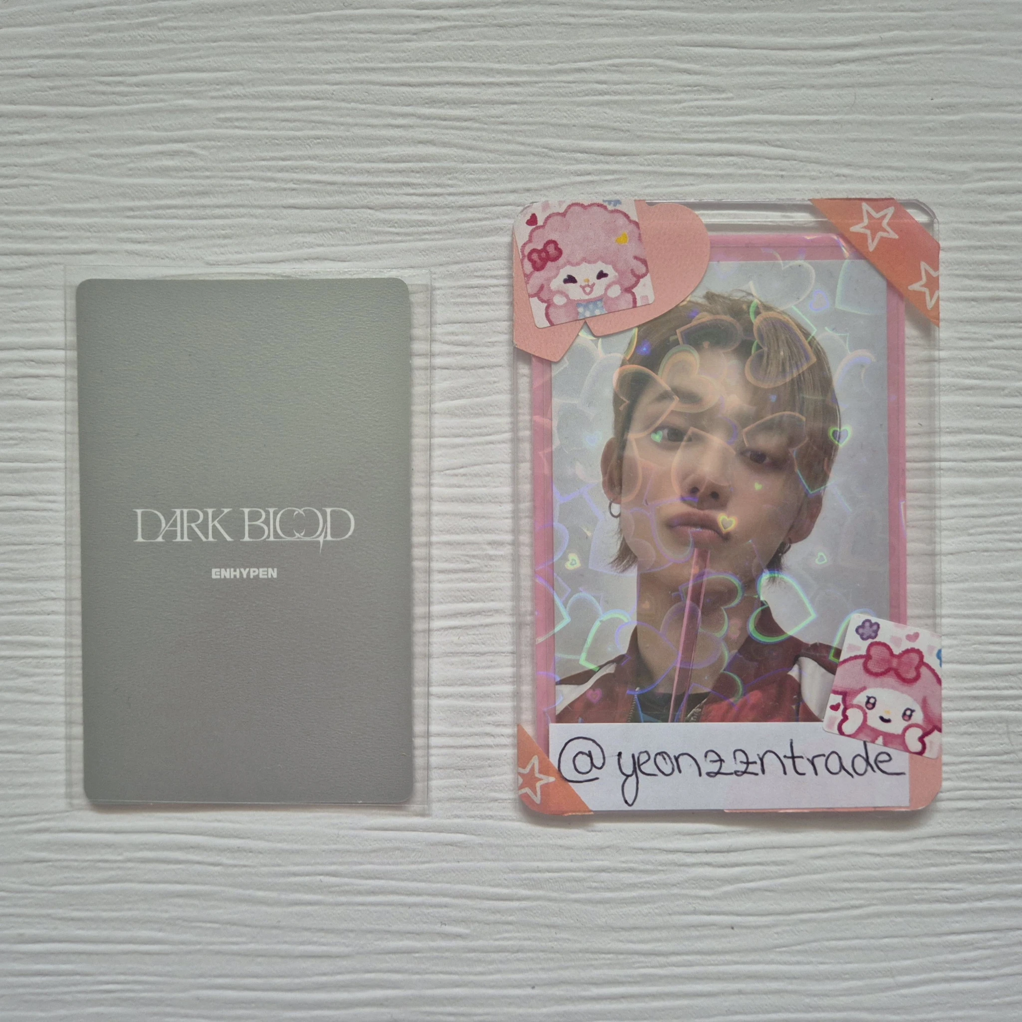 ENHYPEN Jay ENHYPEN - Jay - DARK BLOOD Album engene version korean album album photocard listing photo 2