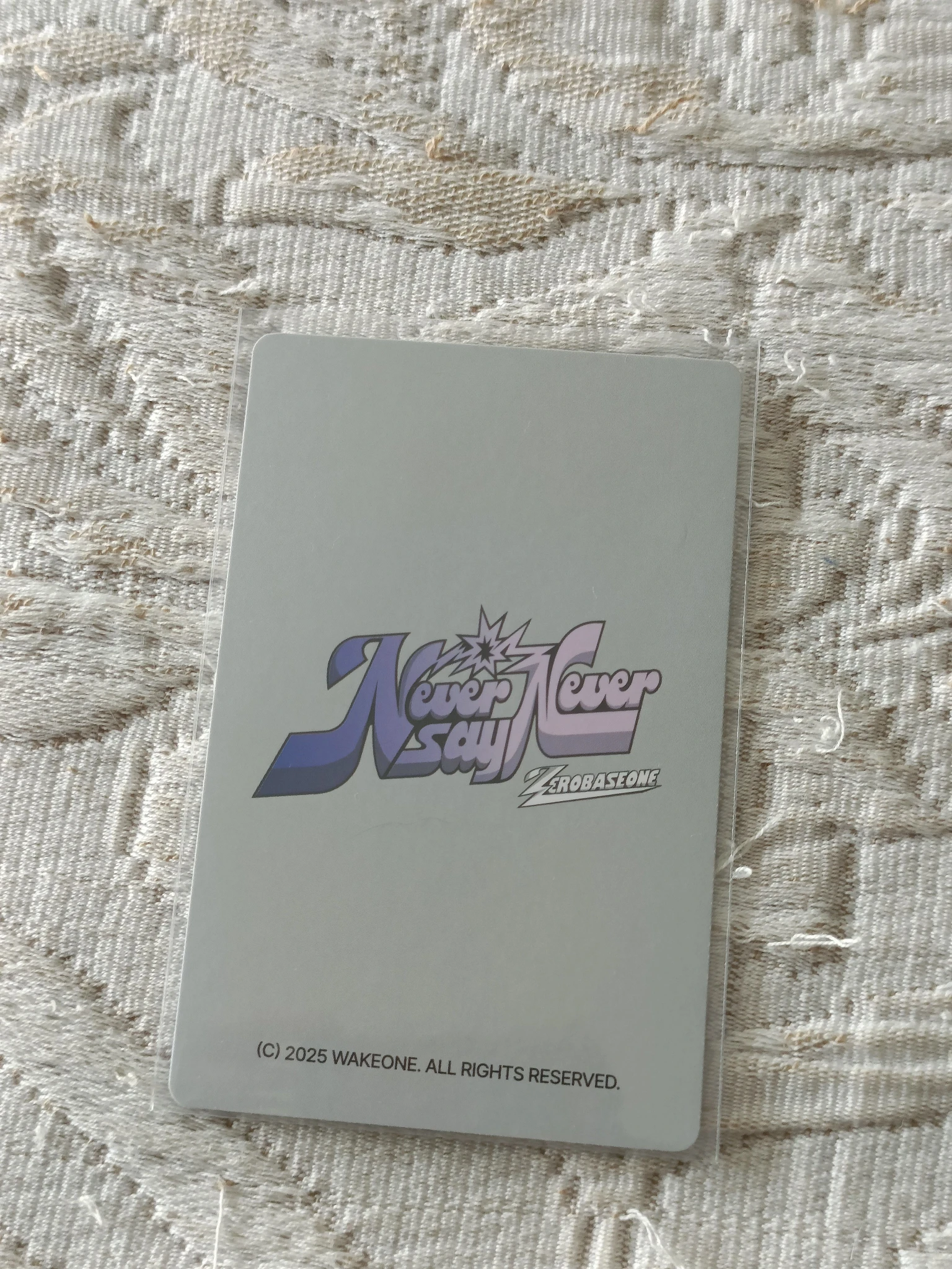 ZEROBASEONE Hanbin ZEROBASEONE - Hanbin - NEVER SAY NEVER Album listing photo 2
