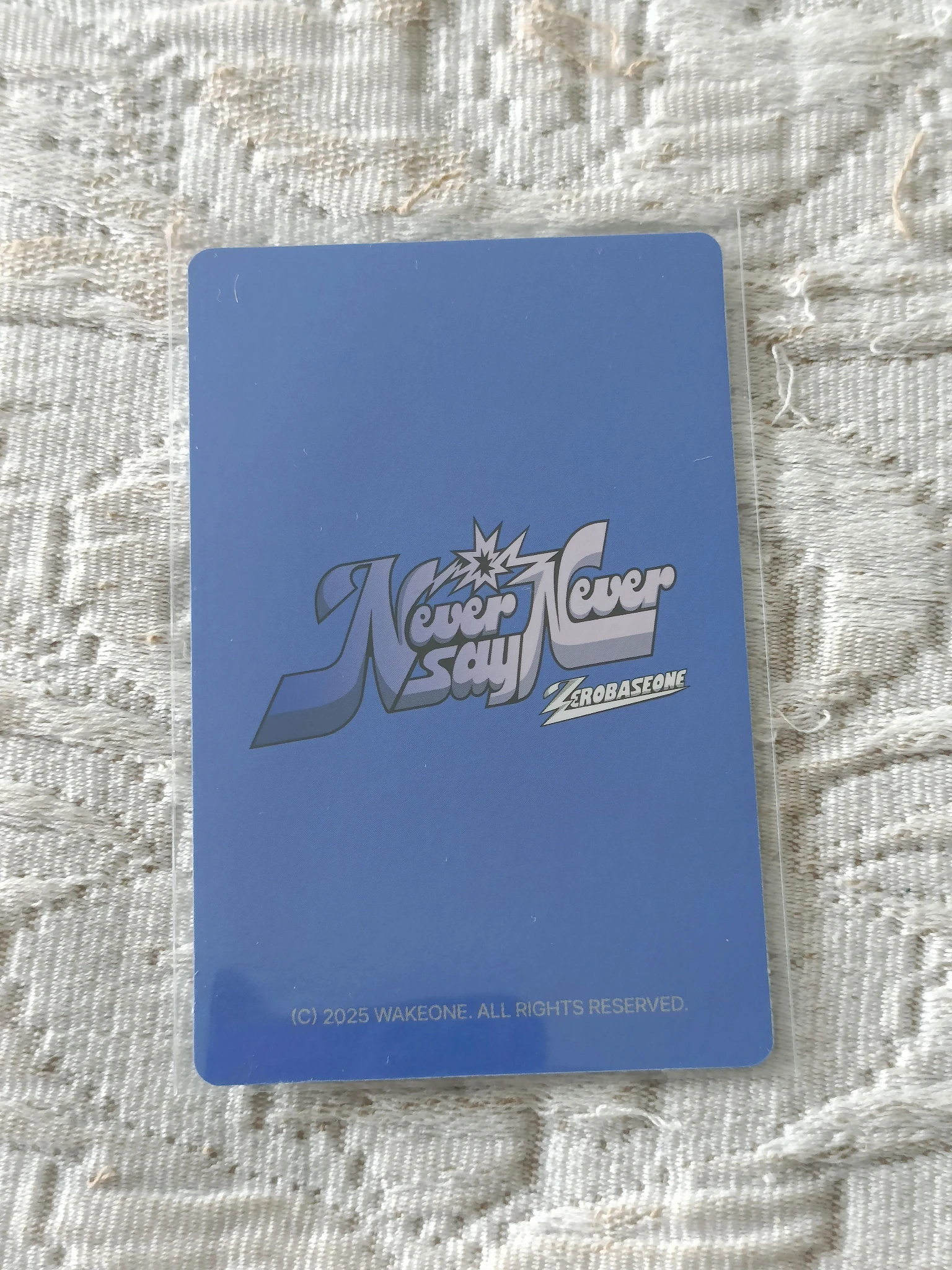 ZEROBASEONE Hanbin ZEROBASEONE - Hanbin - NEVER SAY NEVER Album listing photo 2