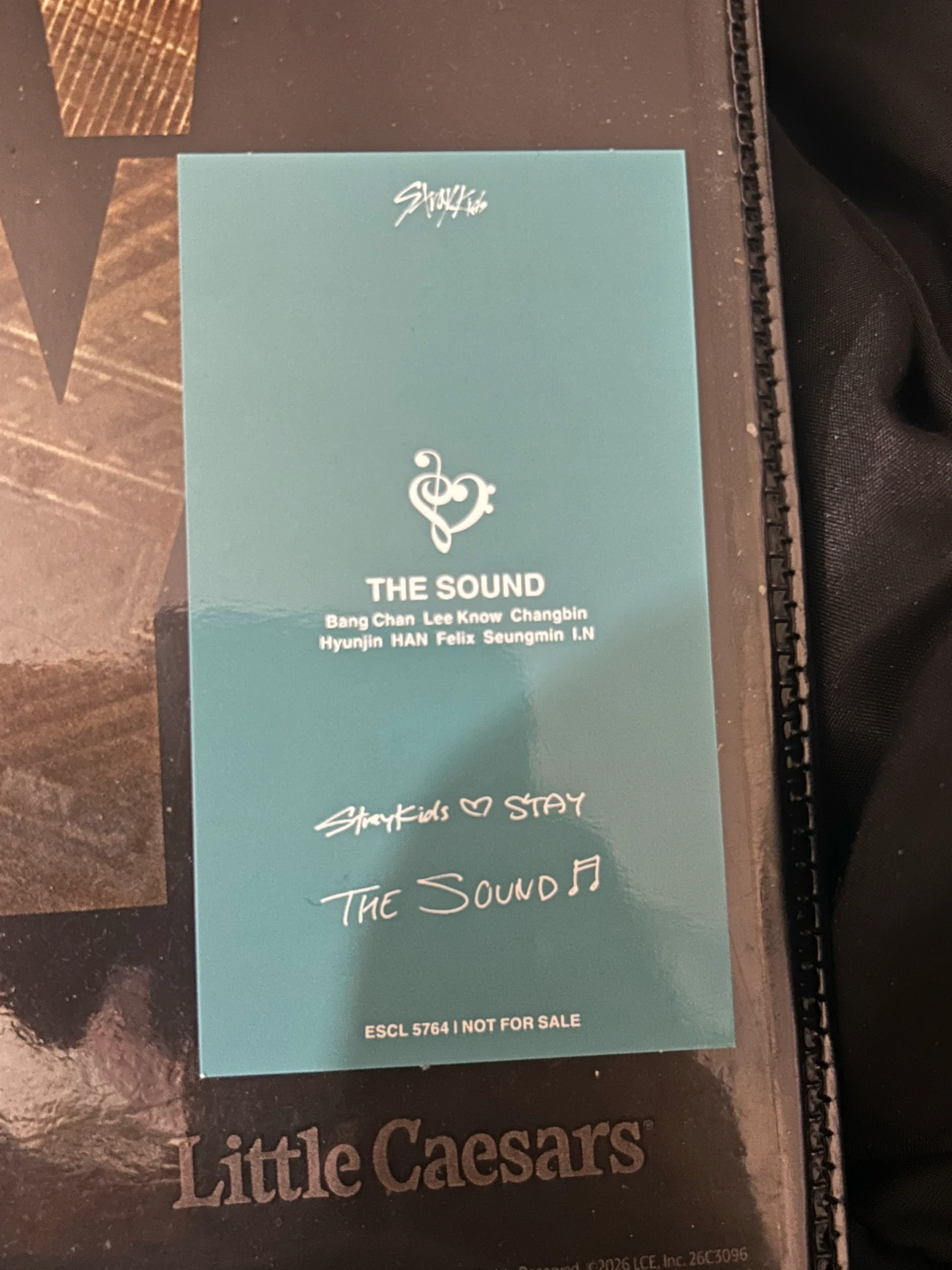 Stray Kids Bang Chan Stray Kids - Bang Chan - The Sound Album album photocard regular version listing photo 2