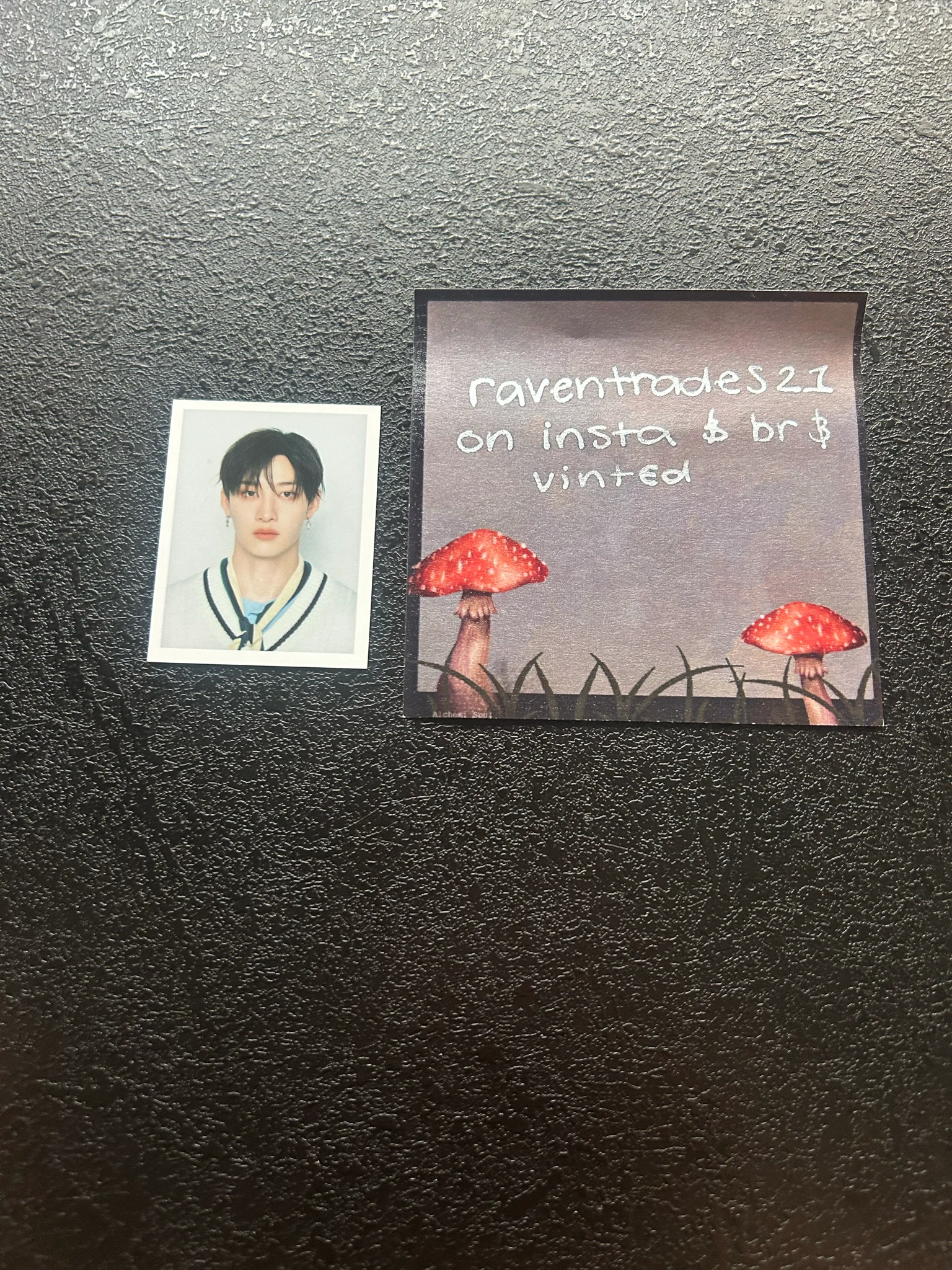 Stray Kids Bang Chan Stray Kids - Bang Chan - 5th Generation Kit Official Fanclub STAY [STAY Over The Rain] Other double-sided photo set id photo kit inclusion listing photo 2